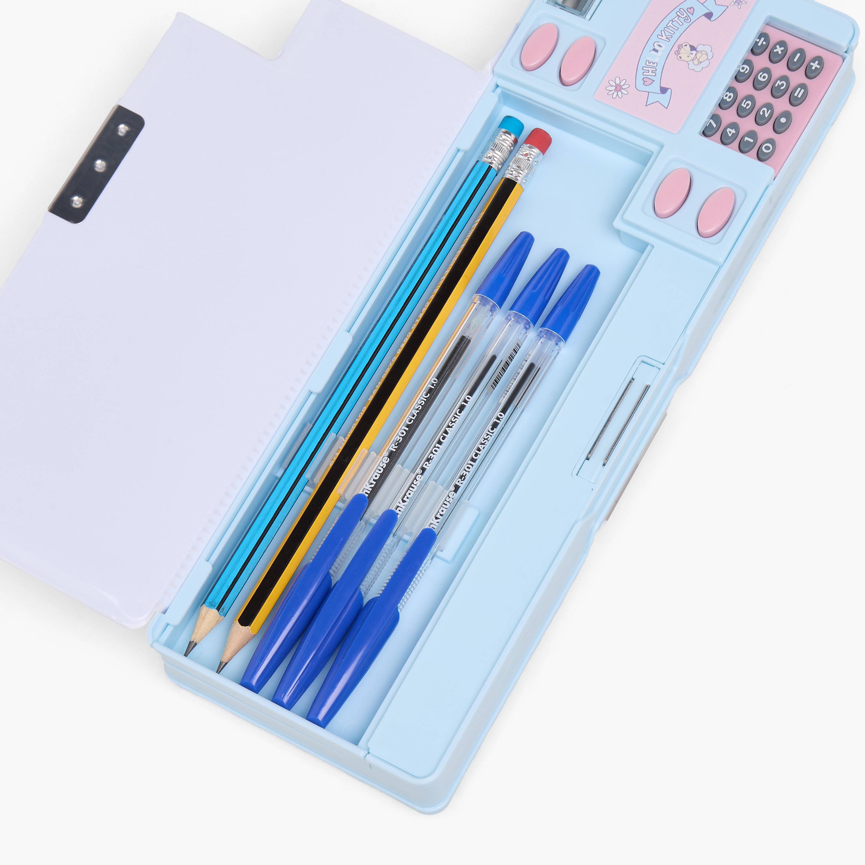 Sanrio Hello Kitty Print Pencil Case with Calculator-school-stationery-pencilcases-image-8