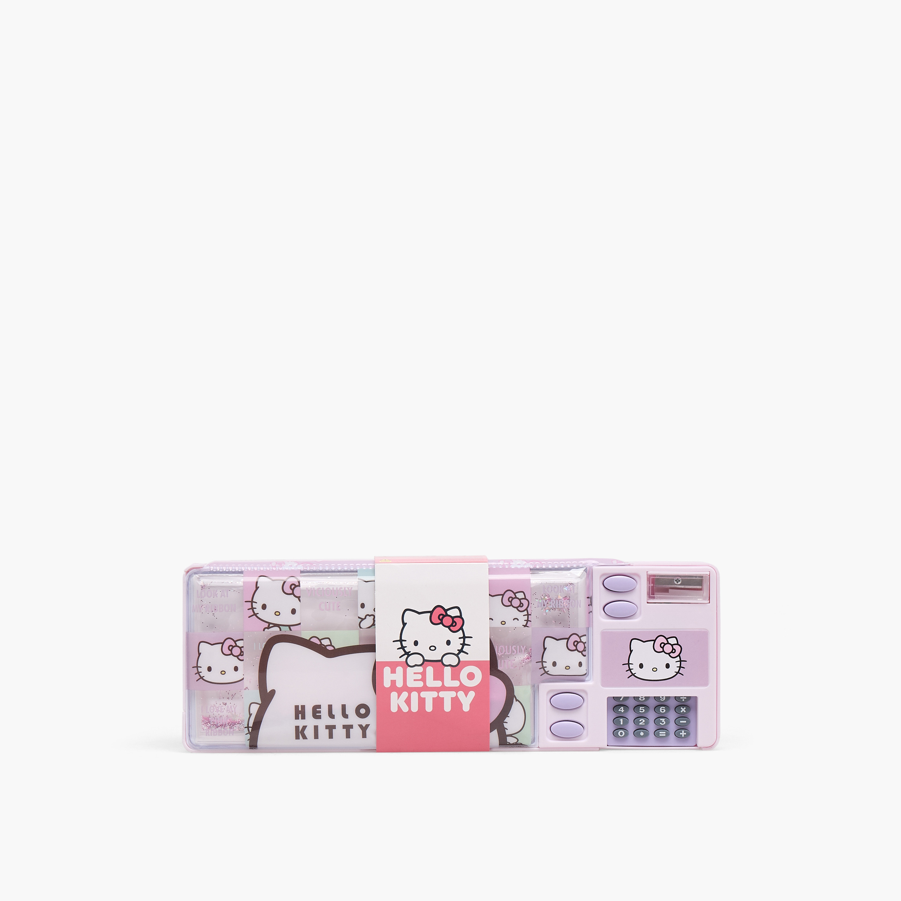 Sanrio Hello Kitty Print Pencil Case with Calculator-school-stationery-pencilcases-image-10