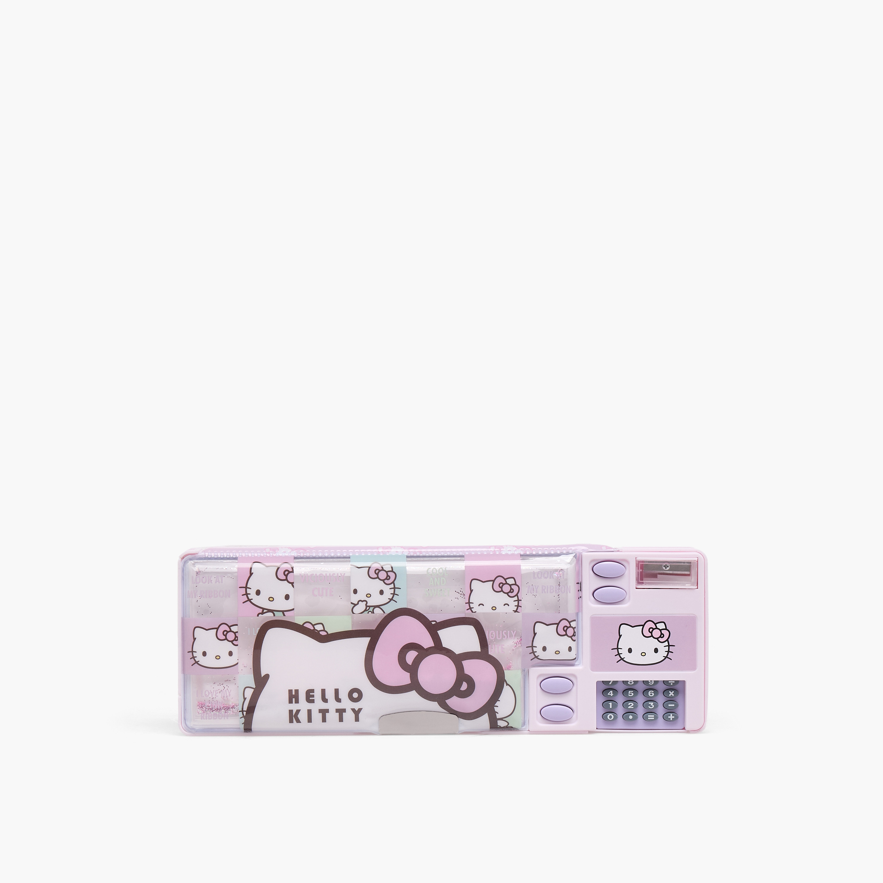 Sanrio Hello Kitty Print Pencil Case with Calculator-school-stationery-pencilcases-image-3
