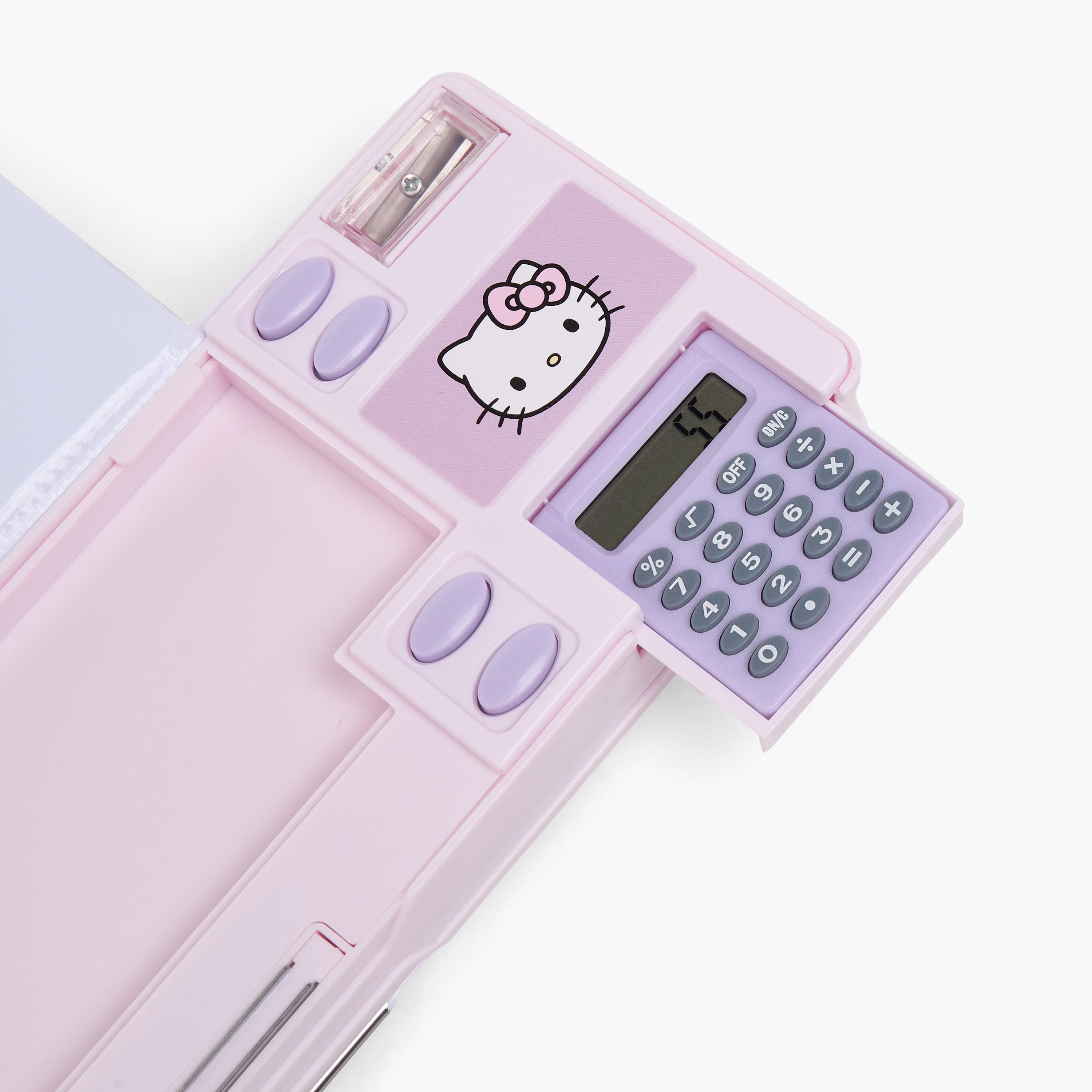 Sanrio Hello Kitty Print Pencil Case with Calculator-school-stationery-pencilcases-image-7