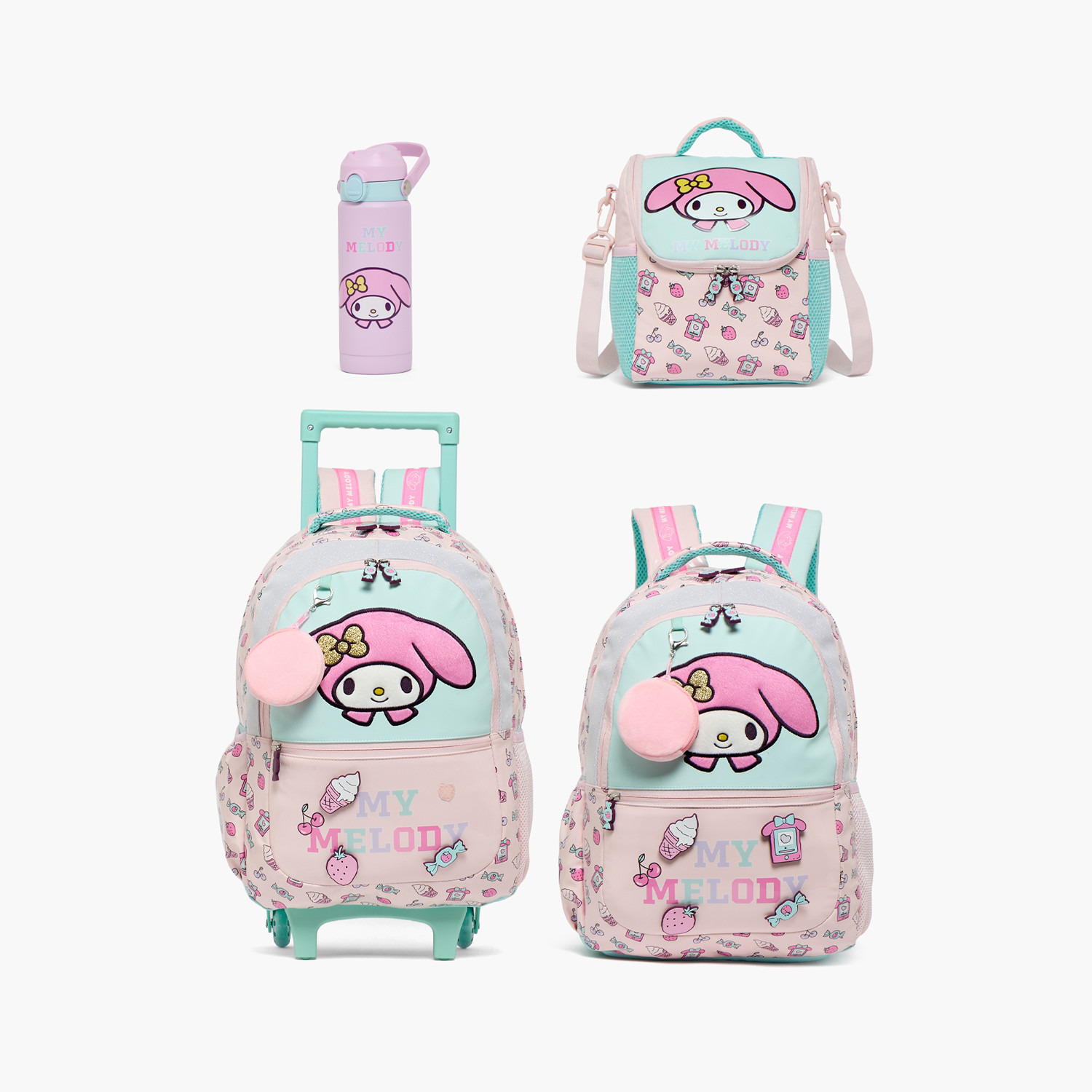 شنطة مدرسية بتفاصيل ماي ميلودي وحمالات كتف مبطنة للبنات 8-13 سنوات-school-bagsandbackpacks-backpacks-image-10
