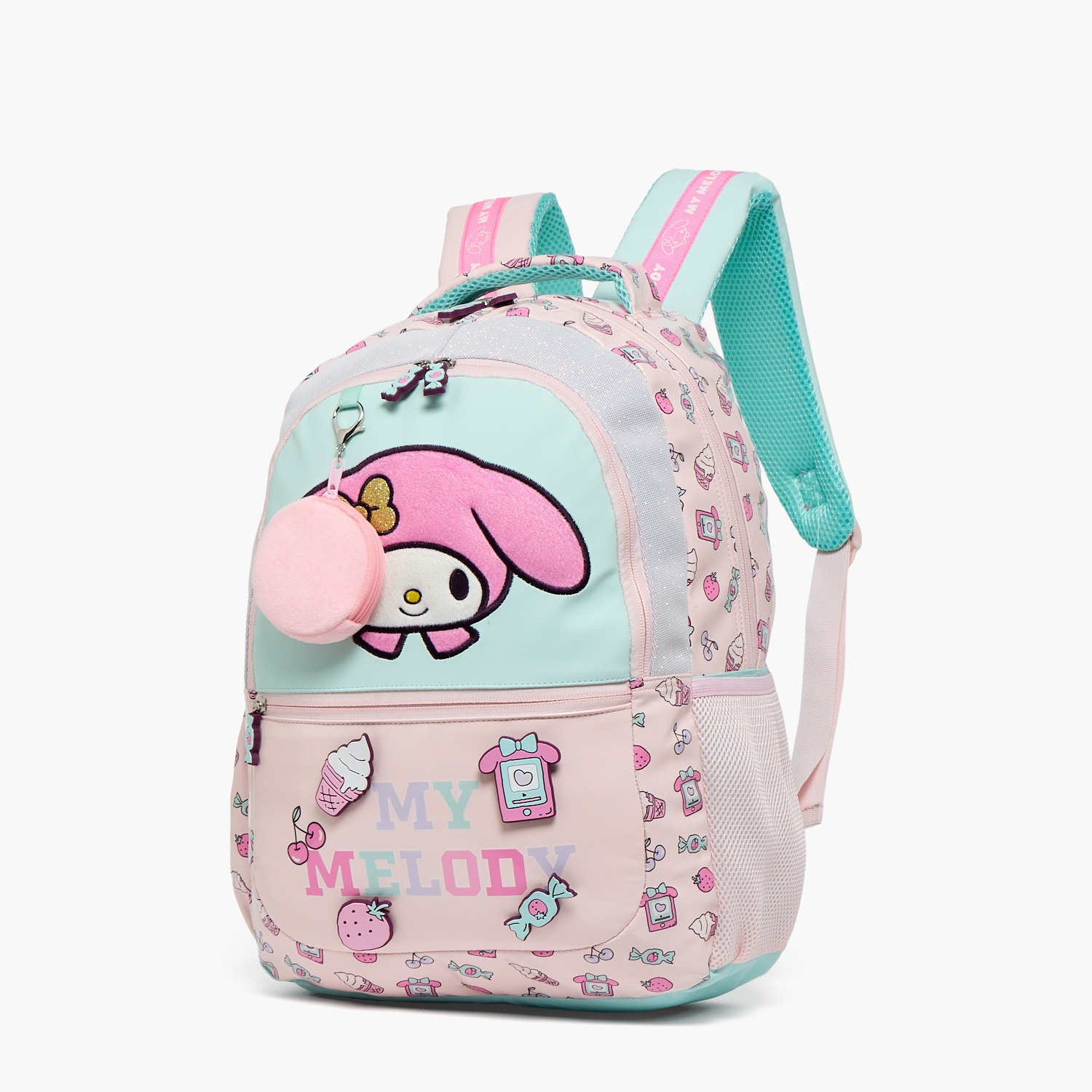 شنطة مدرسية بتفاصيل ماي ميلودي وحمالات كتف مبطنة للبنات 8-13 سنوات-school-bagsandbackpacks-backpacks-image-2