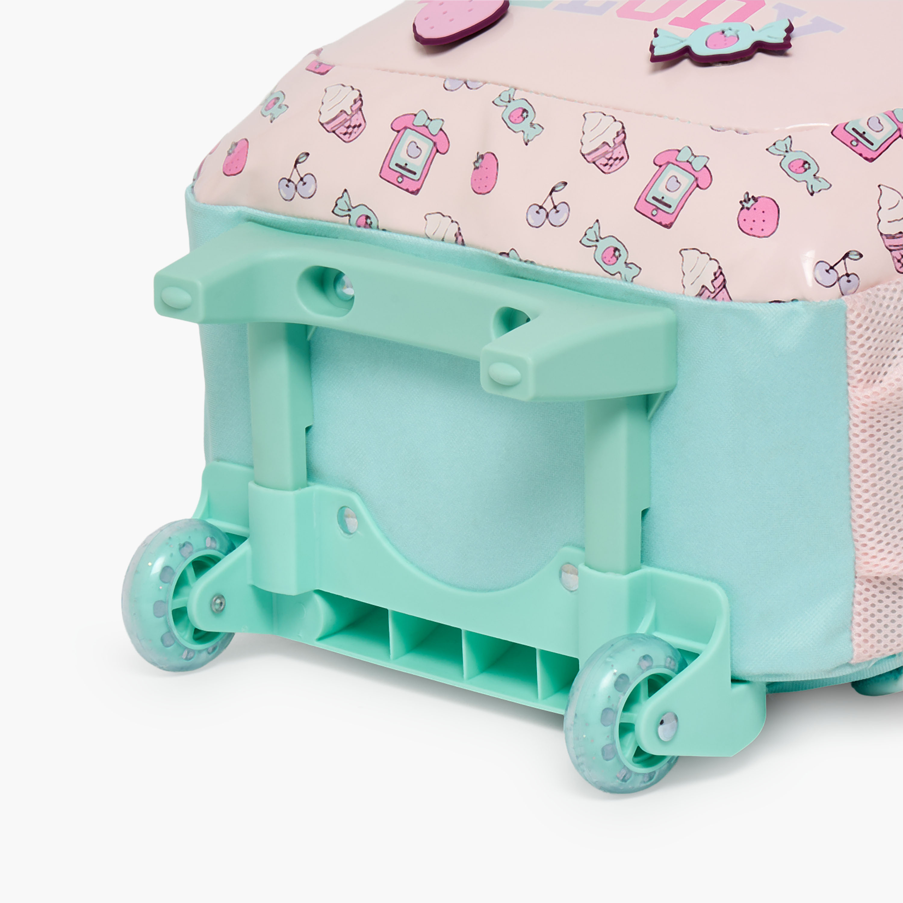 شنطة ترولي بطبعات وبعجلات متينة للبنات 5-8 سنة من سانريو- 16 بوصة-school-bagsandbackpacks-trolleybags-image-11