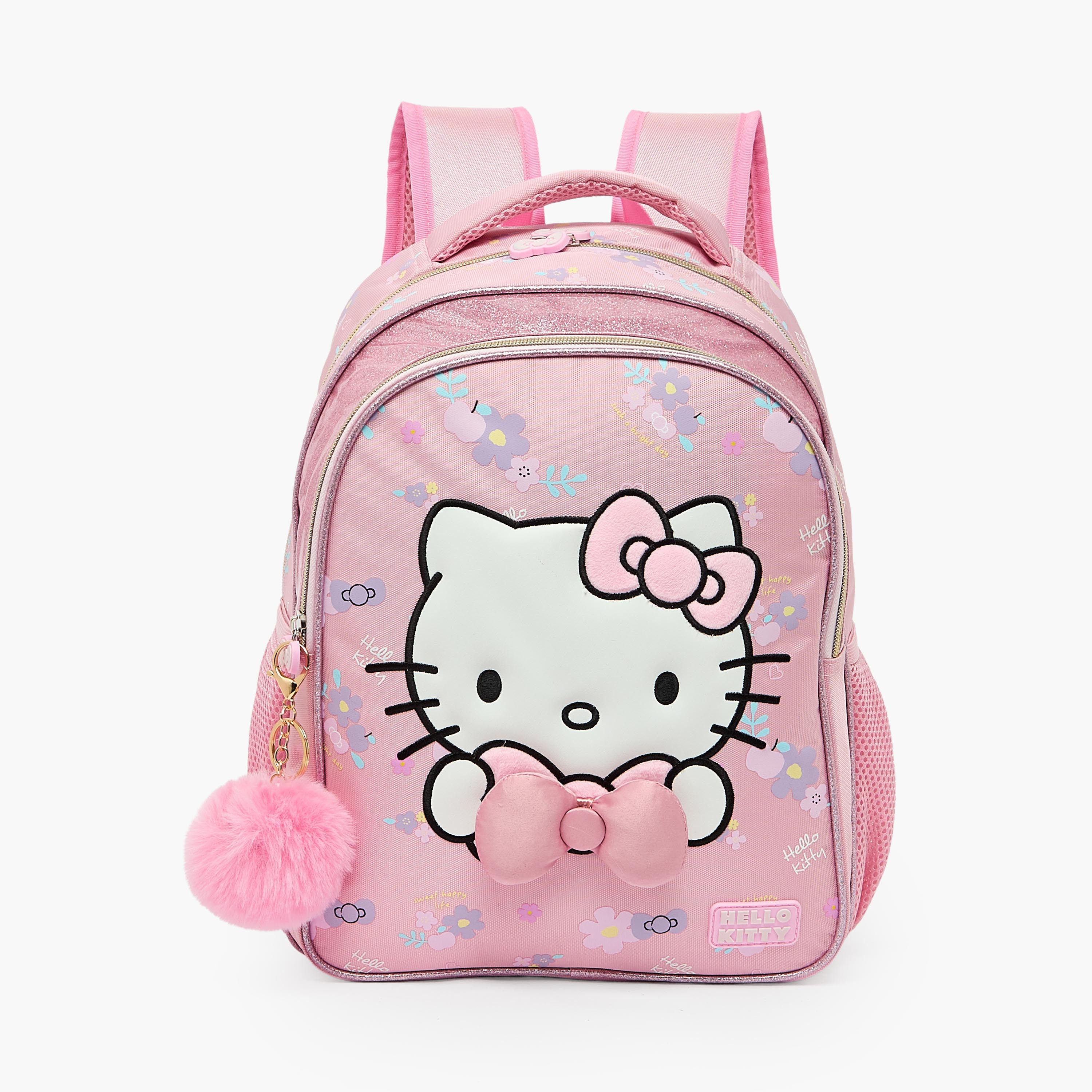 شنطة ظهر مطبوعة للبنات من 5-8 سنوات مع أحزمة كتف قابلة للتعديل - 14 بوصة من سانريو-school-bagsandbackpacks-backpacks-image-1