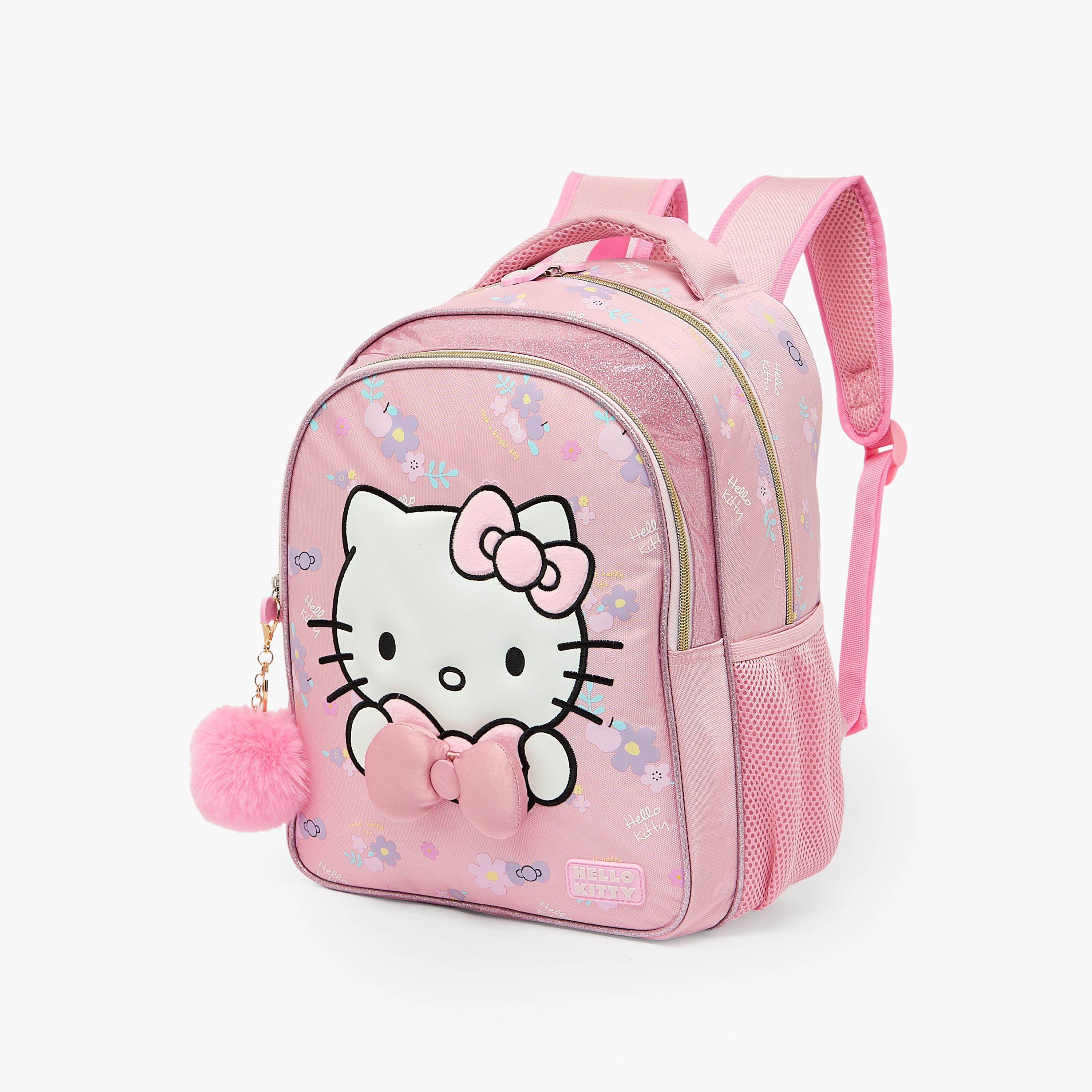 شنطة ظهر مطبوعة للبنات من 5-8 سنوات مع أحزمة كتف قابلة للتعديل - 14 بوصة من سانريو-school-bagsandbackpacks-backpacks-image-7