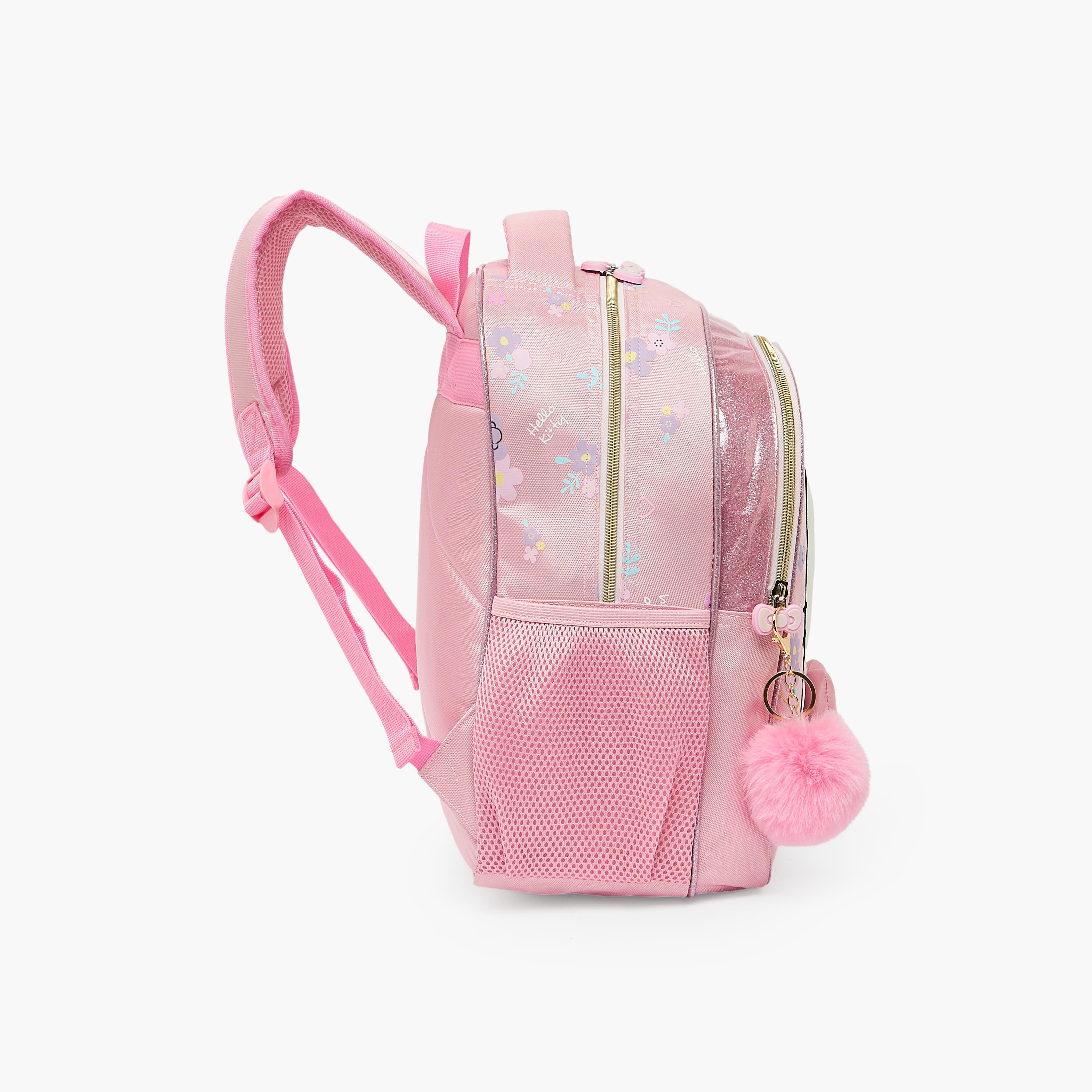 شنطة ظهر مطبوعة للبنات من 5-8 سنوات مع أحزمة كتف قابلة للتعديل - 14 بوصة من سانريو-school-bagsandbackpacks-backpacks-image-8