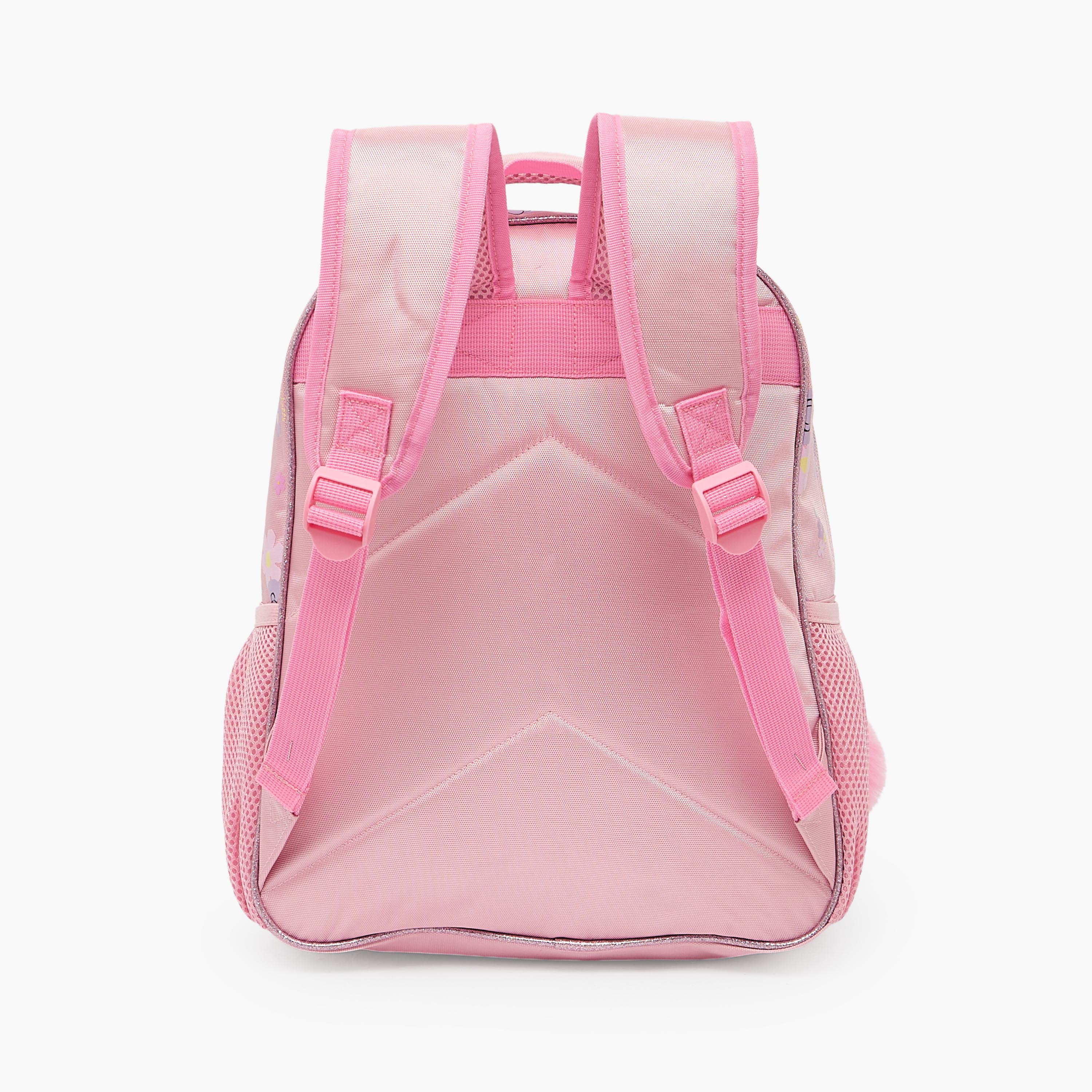 شنطة ظهر مطبوعة للبنات من 5-8 سنوات مع أحزمة كتف قابلة للتعديل - 14 بوصة من سانريو-school-bagsandbackpacks-backpacks-image-9