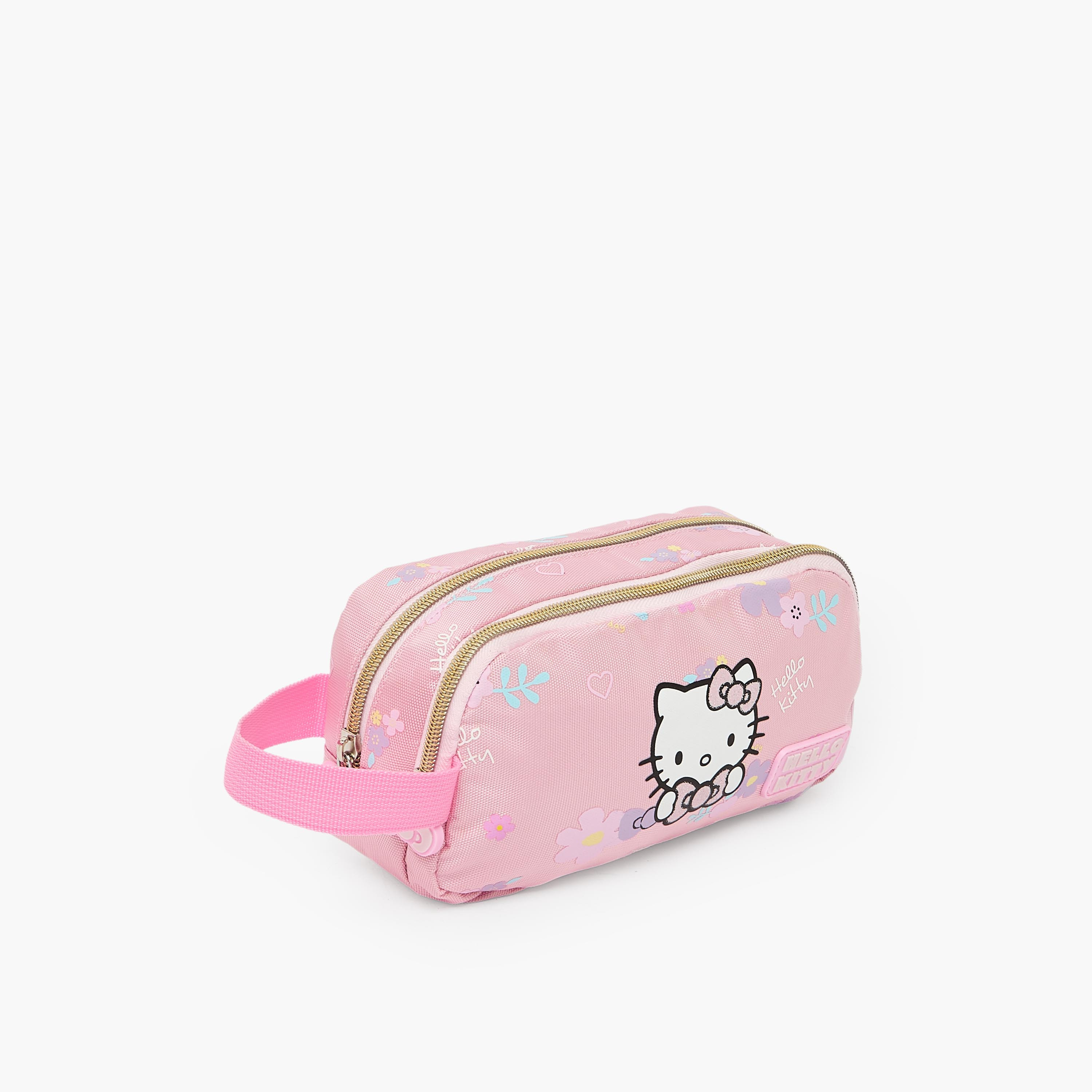 Sanrio Hello Kitty Print Pencil Pouch with 2 Compartments-school-stationery-pencilcases-image-3