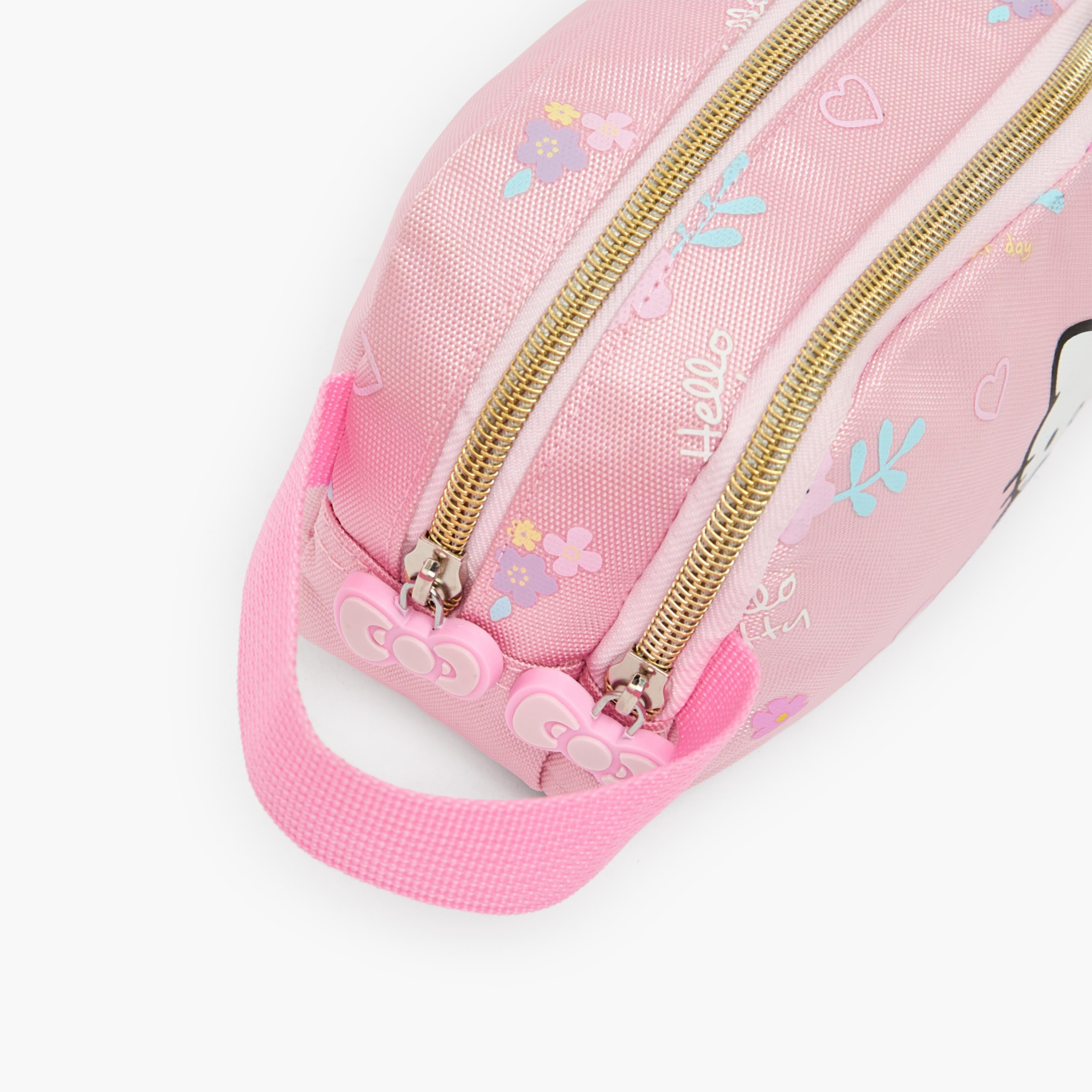 Sanrio Hello Kitty Print Pencil Pouch with 2 Compartments-school-stationery-pencilcases-image-5