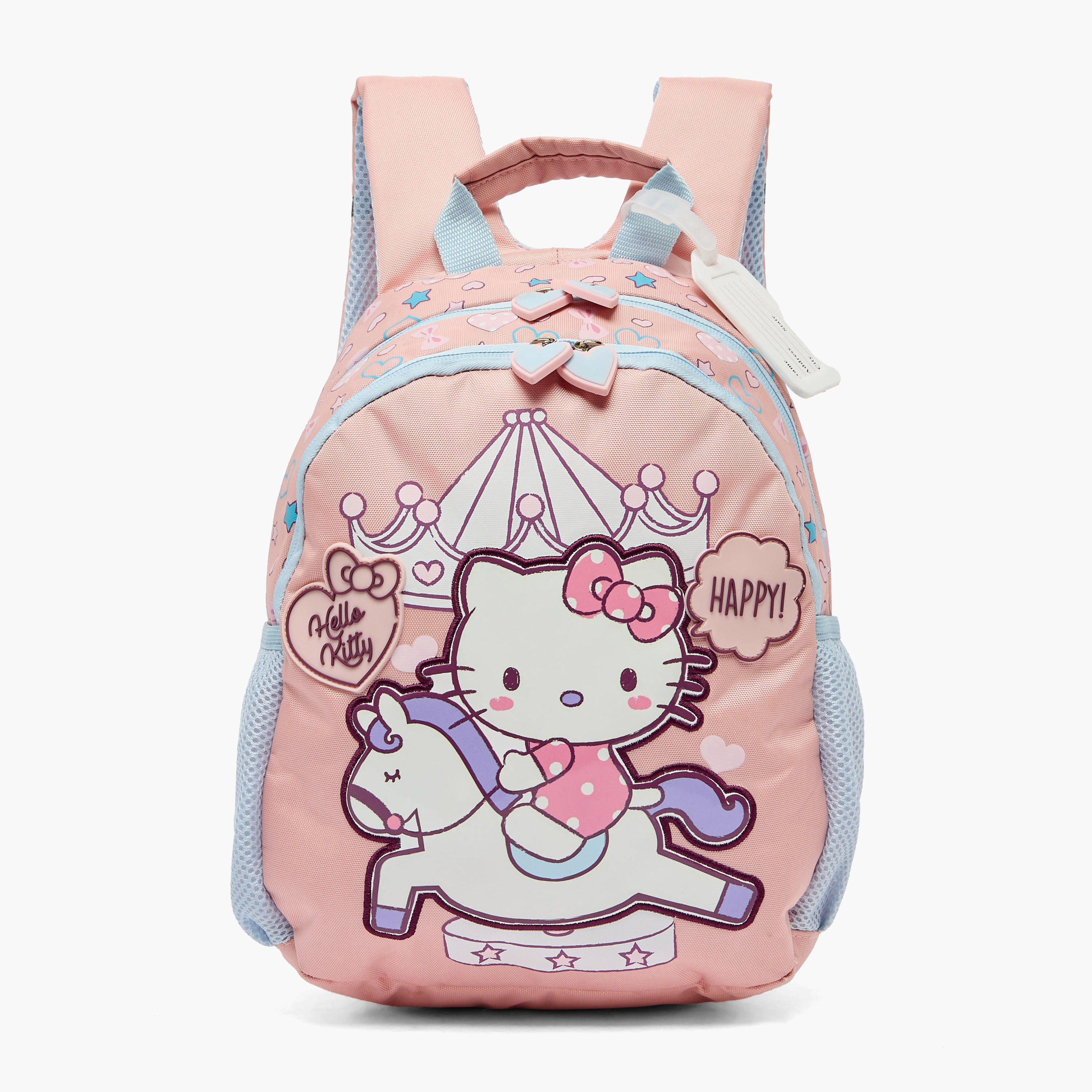 شنطة ظهر بطبعة هيلو كيتي للبنات من 3-5 سنوات مع أحزمة كتف مبطنة من سانريو - 14 بوصة-school-bagsandbackpacks-backpacks-image-1