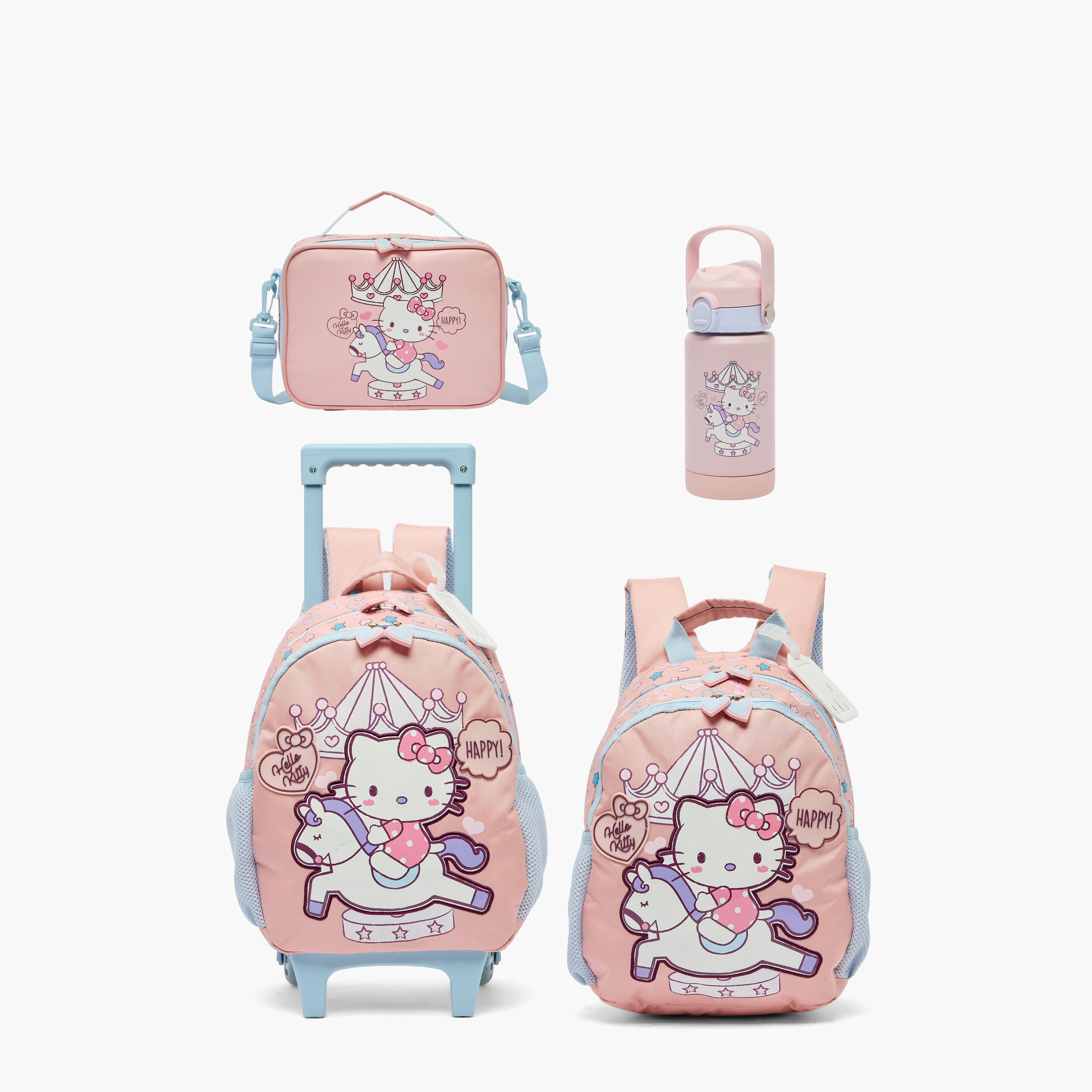 Sanrio Hello Kitty Print Backpack for Girls 3-5 Years with Padded Straps - 14 inches-school-bagsandbackpacks-backpacks-image-12