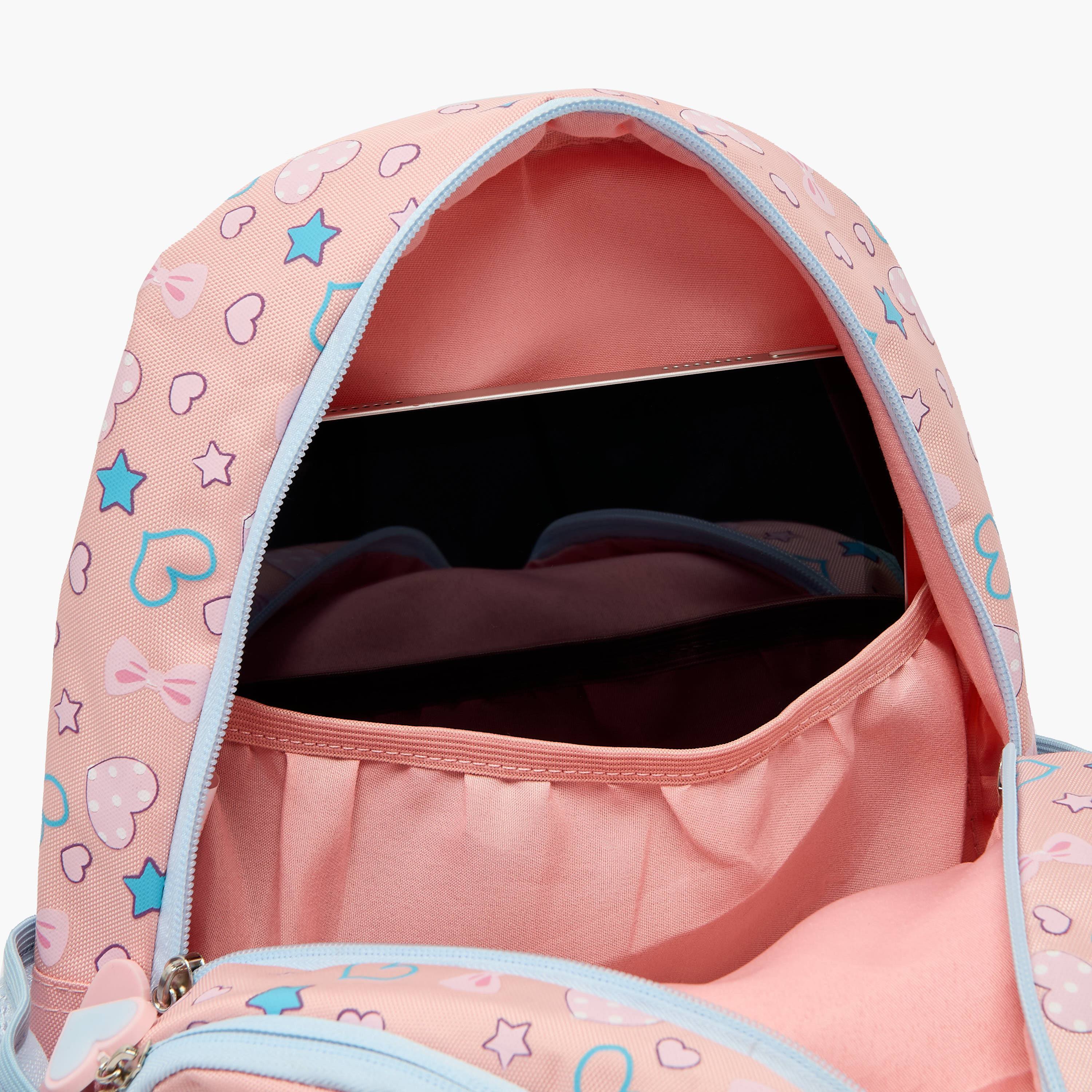 شنطة ظهر بطبعة هيلو كيتي للبنات من 3-5 سنوات مع أحزمة كتف مبطنة من سانريو - 14 بوصة-school-bagsandbackpacks-backpacks-image-9