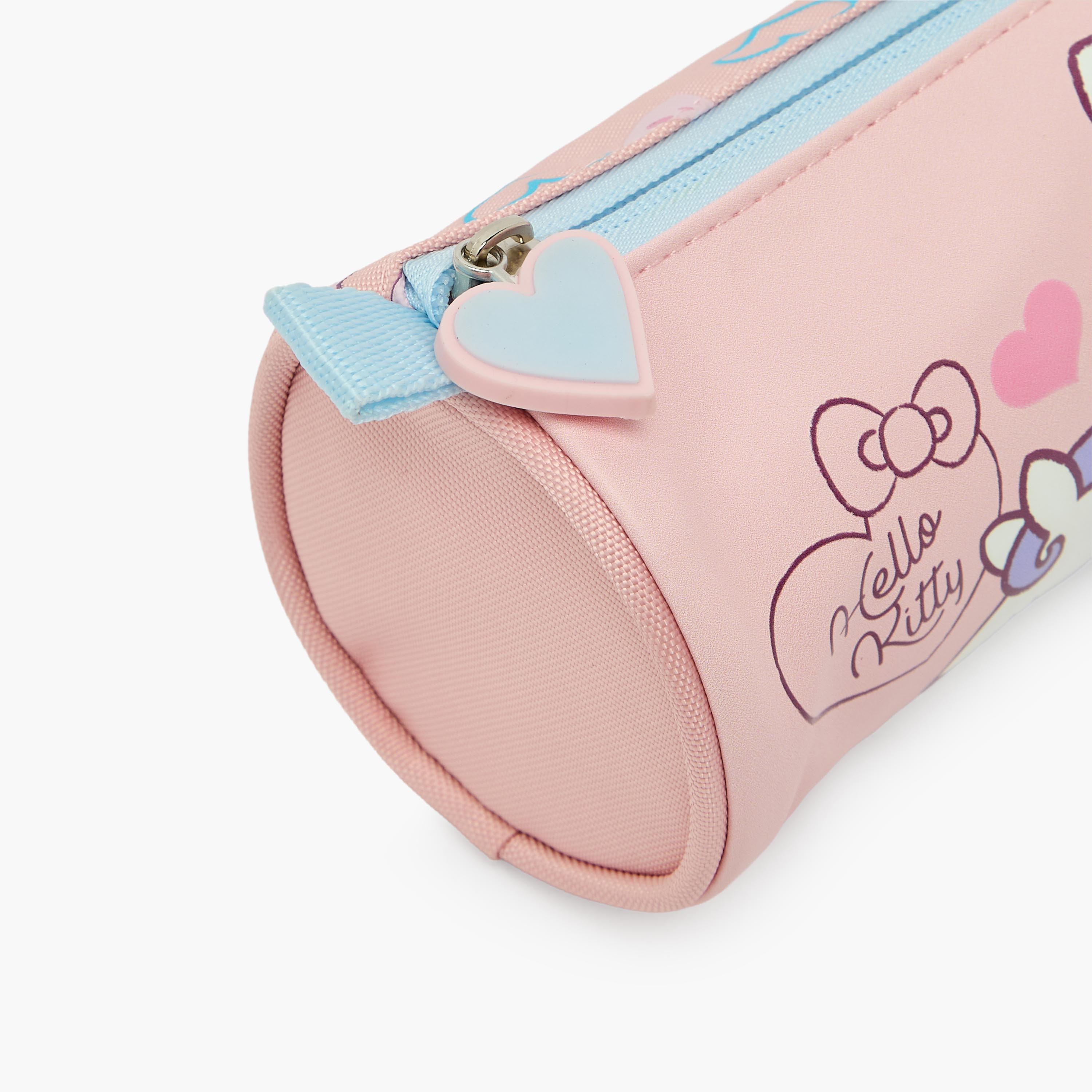 Sanrio Hello Kitty Print Pencil Pouch with Zip Closure-school-stationery-pencilcases-image-6
