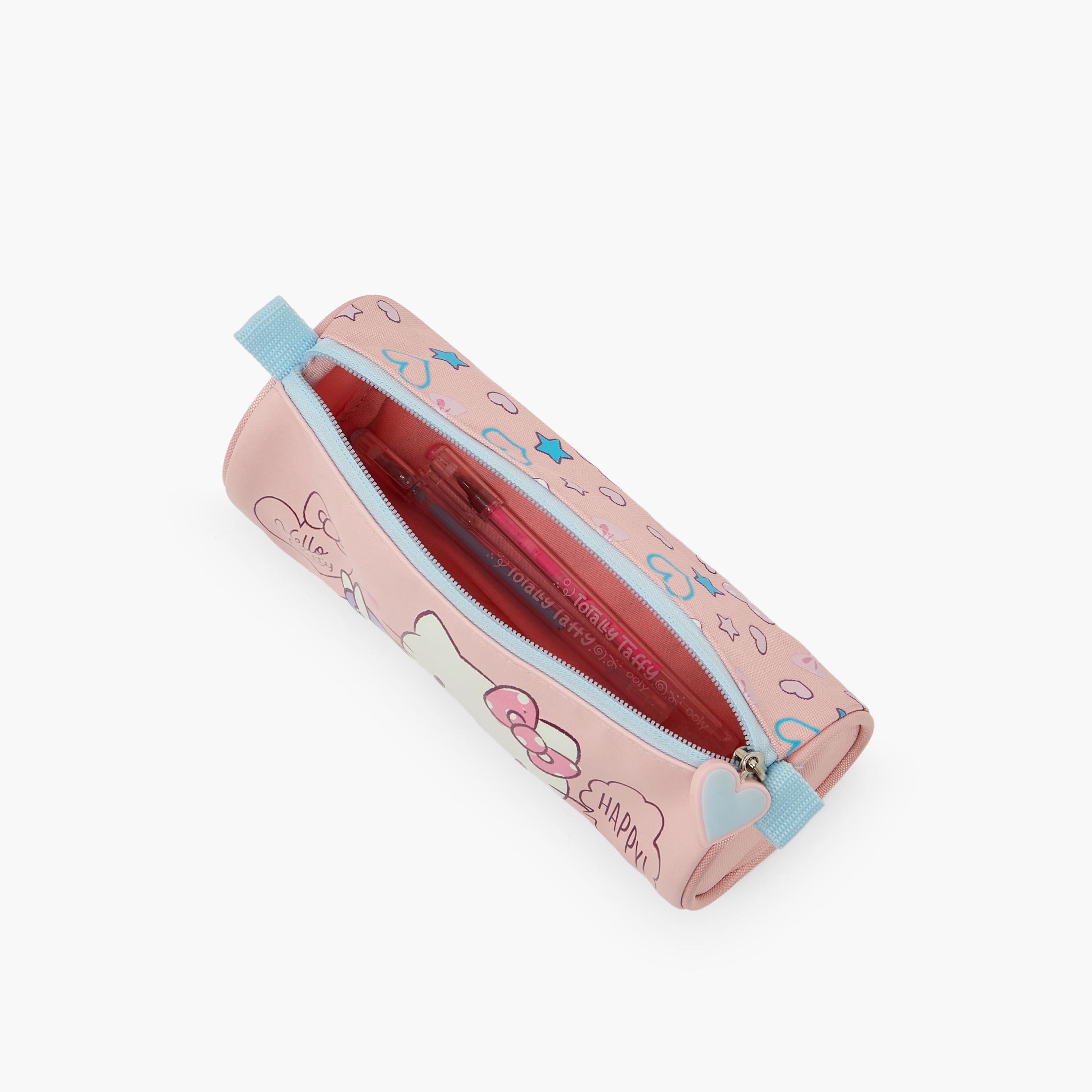 Sanrio Hello Kitty Print Pencil Pouch with Zip Closure-school-stationery-pencilcases-image-8