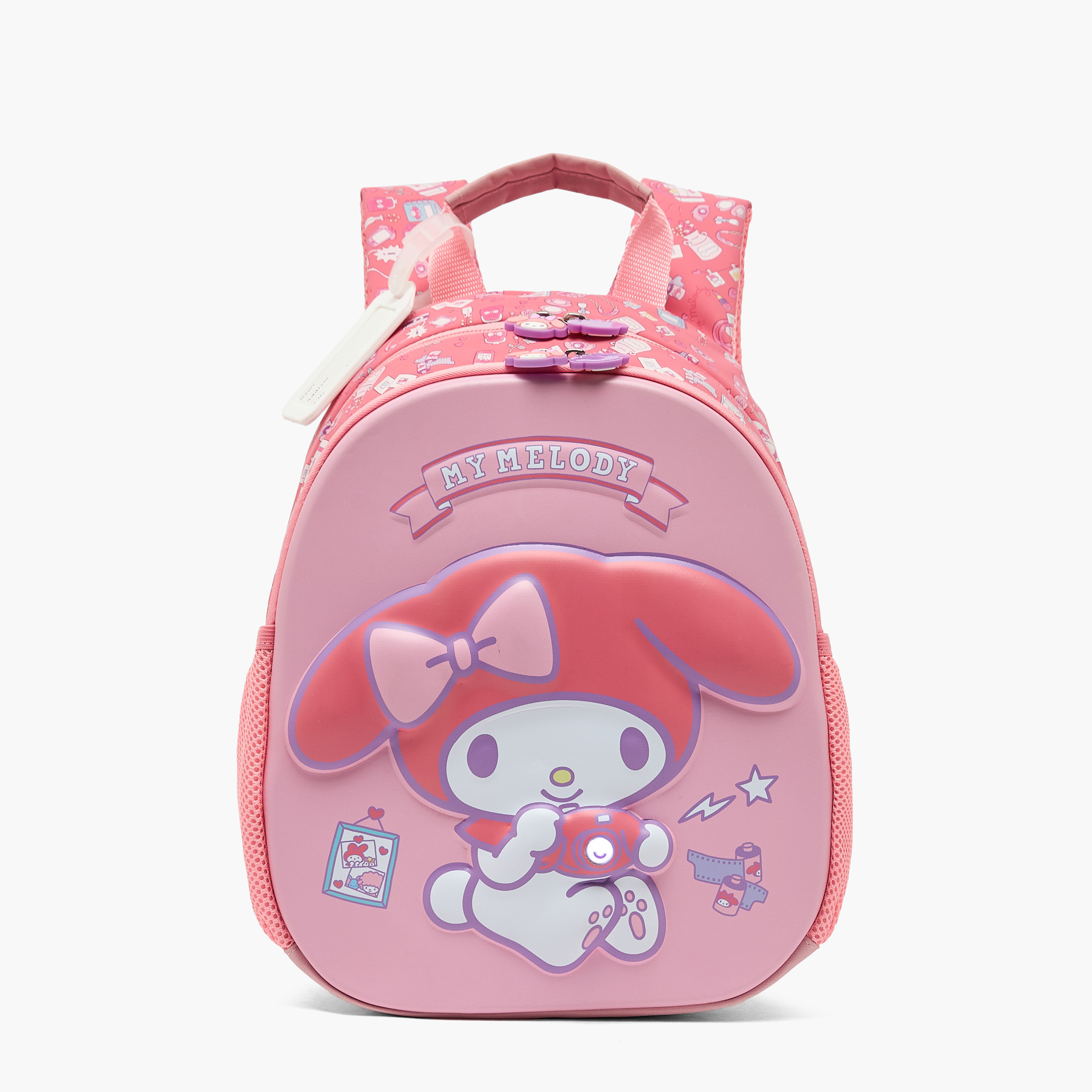 Sanrio My Melody Print Backpack for Girls 3-5 Years with Padded Shoulder Straps - 14 inches-school-bagsandbackpacks-backpacks-image-2