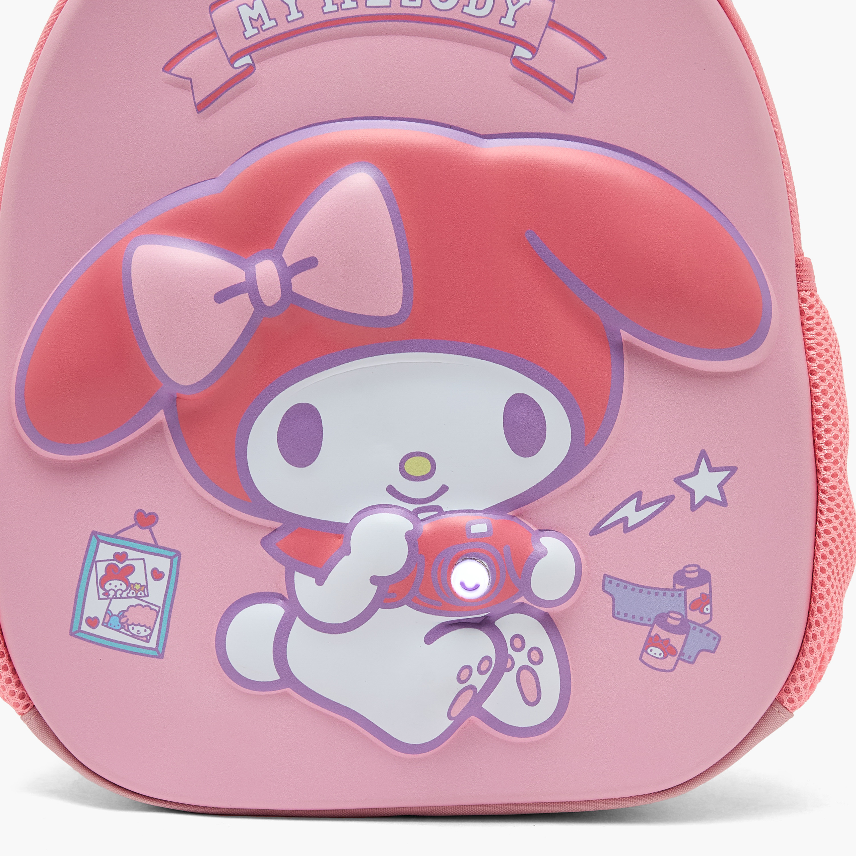 Sanrio My Melody Print Backpack for Girls 3-5 Years with Padded Shoulder Straps - 14 inches-school-bagsandbackpacks-backpacks-image-5