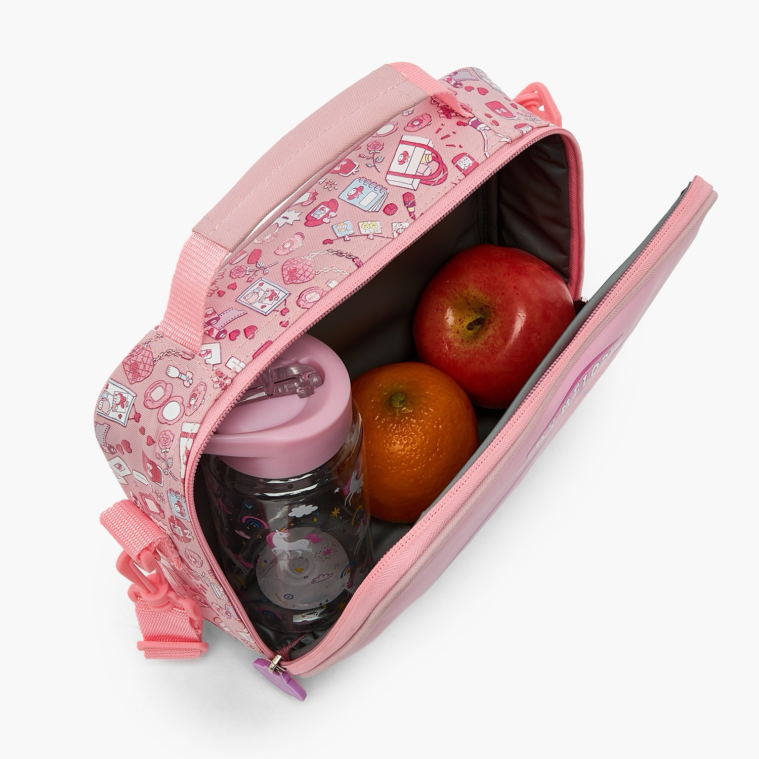 Sanrio My Melody Print Lunch Bag for Girls 3-5 Years with Detachable Strap-school-lunchessentials-lunchbags-image-5
