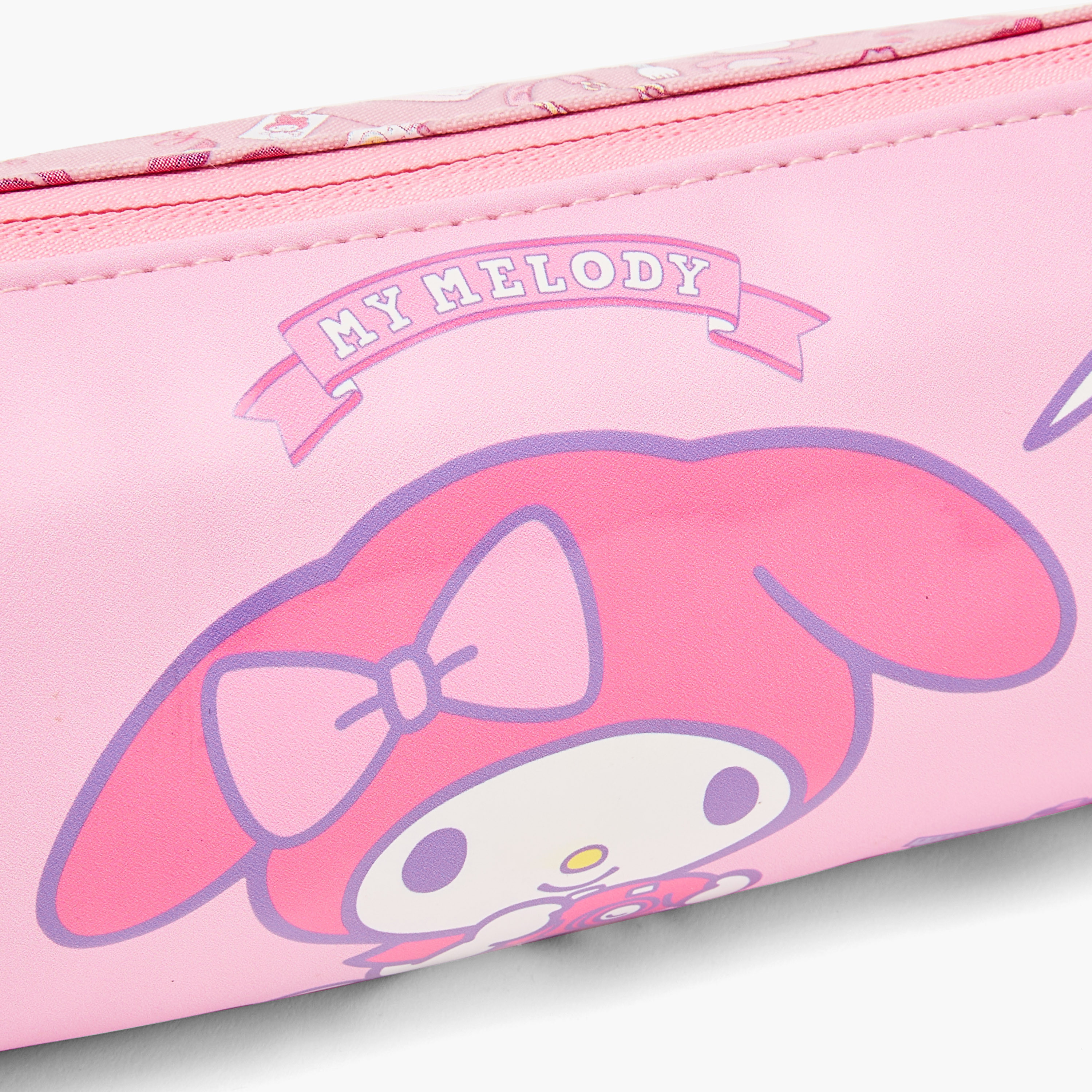 مقلمة بطبعة ماي ميلودي بسحاب إغلاق من سانريو-school-stationery-pencilcases-image-6