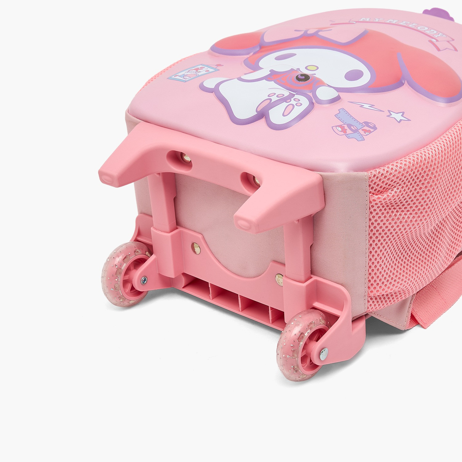 Sanrio My Melody Print Trolley Bag for Girls 3-5 Years Retractable Handle - 14 inches-school-bagsandbackpacks-trolleybags-image-13
