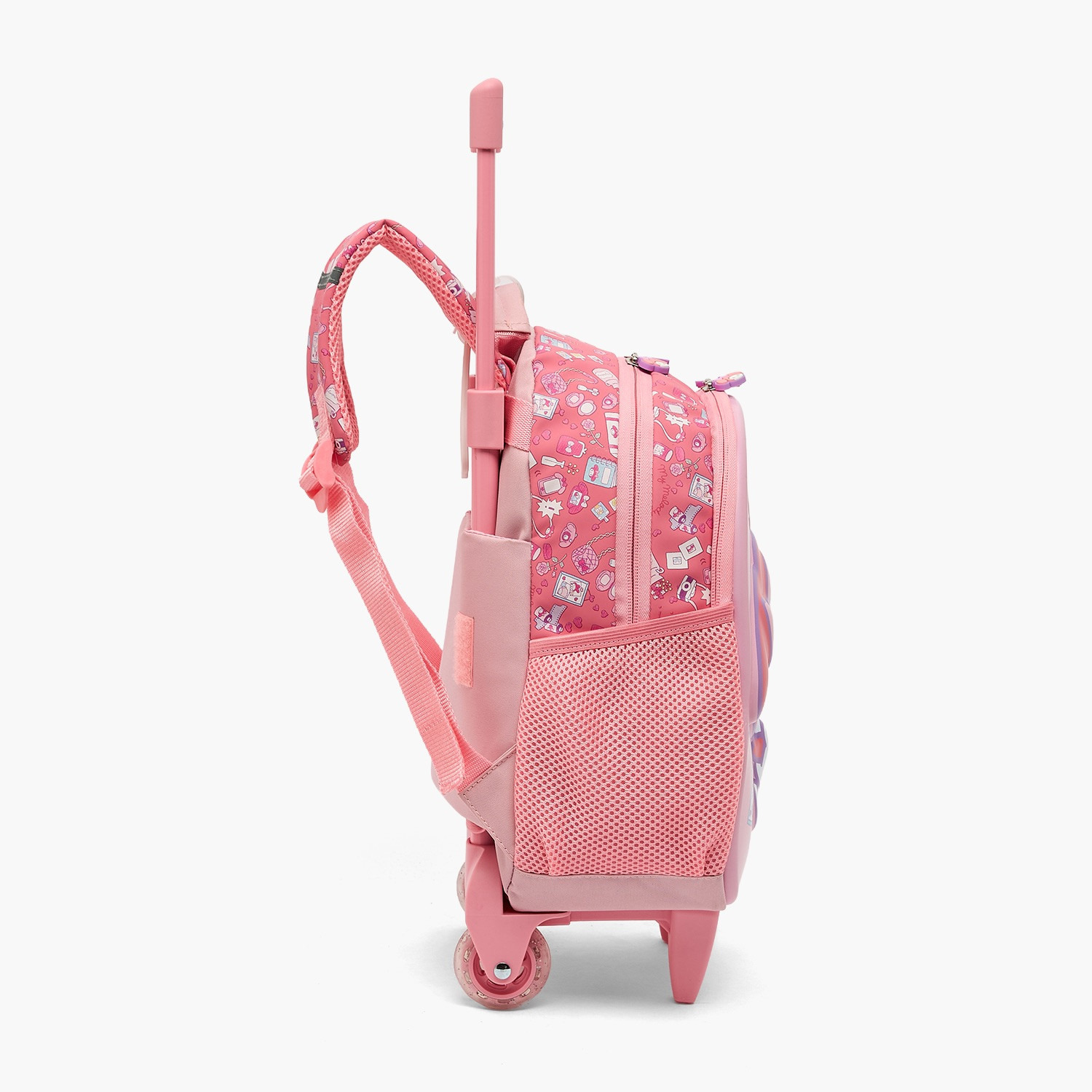 Sanrio My Melody Print Trolley Bag for Girls 3-5 Years Retractable Handle - 14 inches-school-bagsandbackpacks-trolleybags-image-9