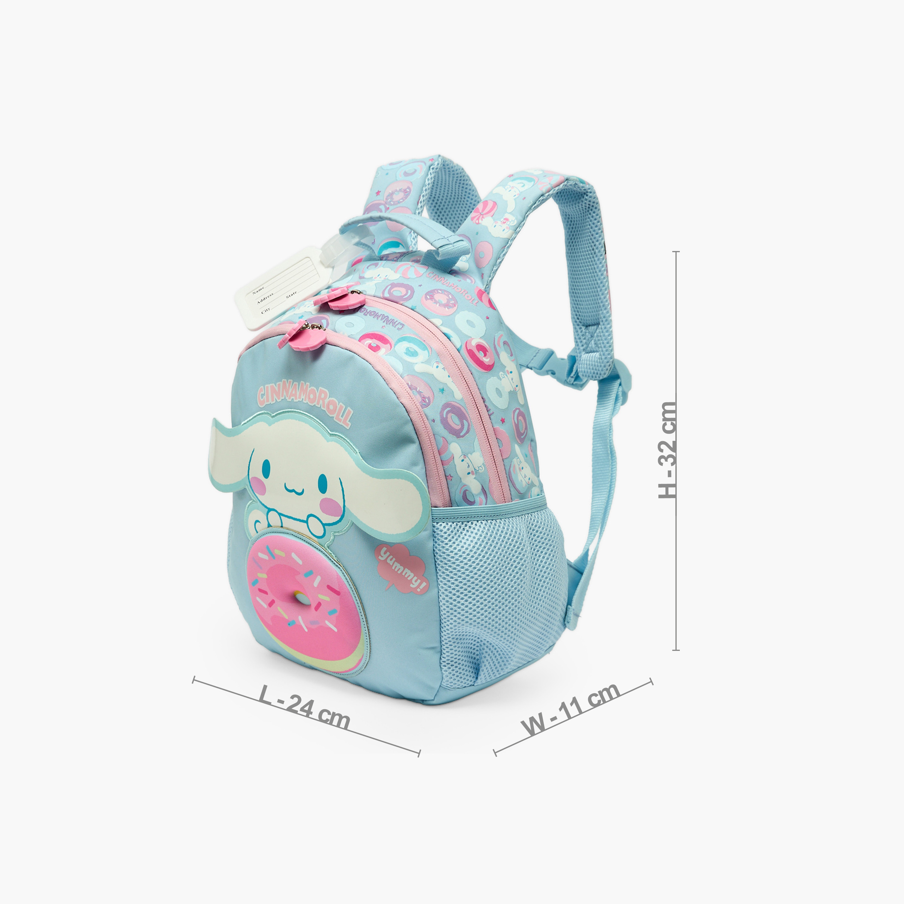Sanrio Cinnamoroll Print Backpack for Girls 3-5 Years with Padded Straps - 13.5 inches-school-bagsandbackpacks-backpacks-image-10