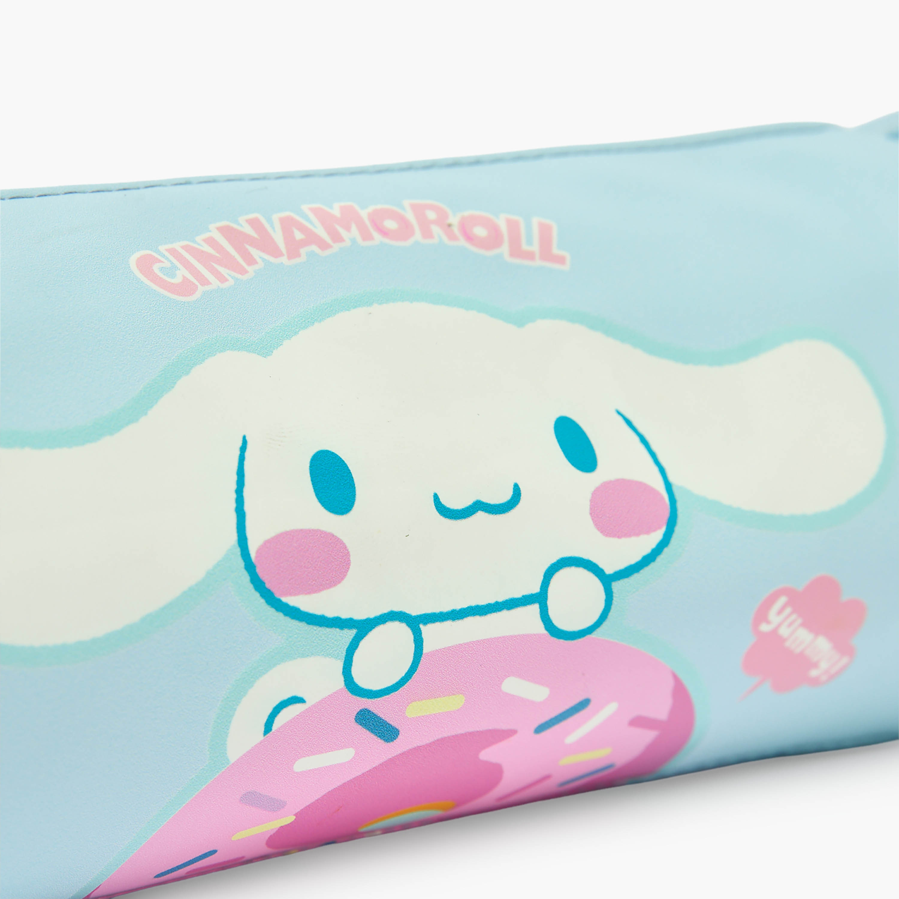 Sanrio Cinnamoroll Print Pencil Pouch with Zip Closure-school-stationery-pencilcases-image-6