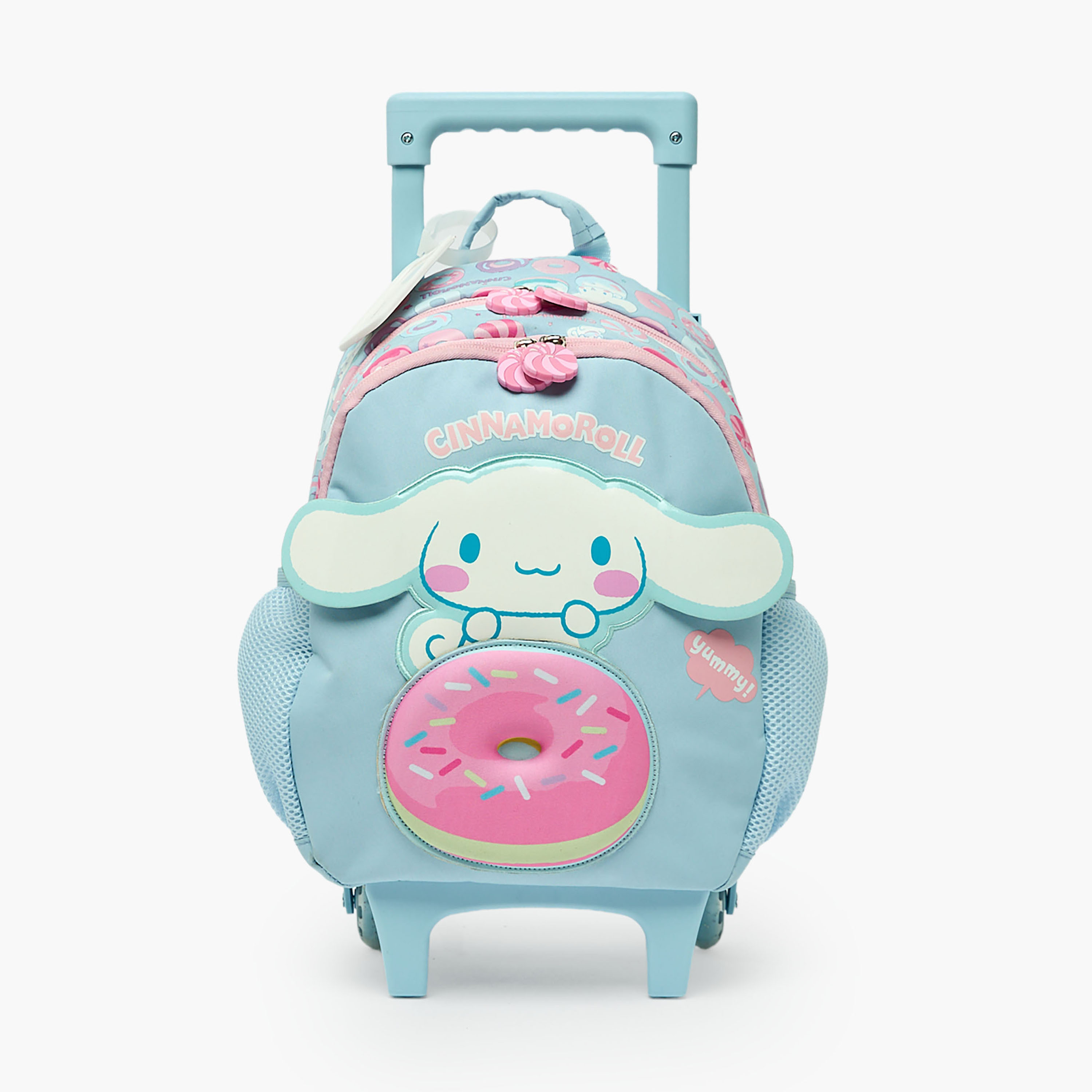 Sanrio Cinnamoroll Print Trolley Bag for Girls 3-5 Years with Durable Wheels - 14 inches-school-bagsandbackpacks-trolleybags-image-1