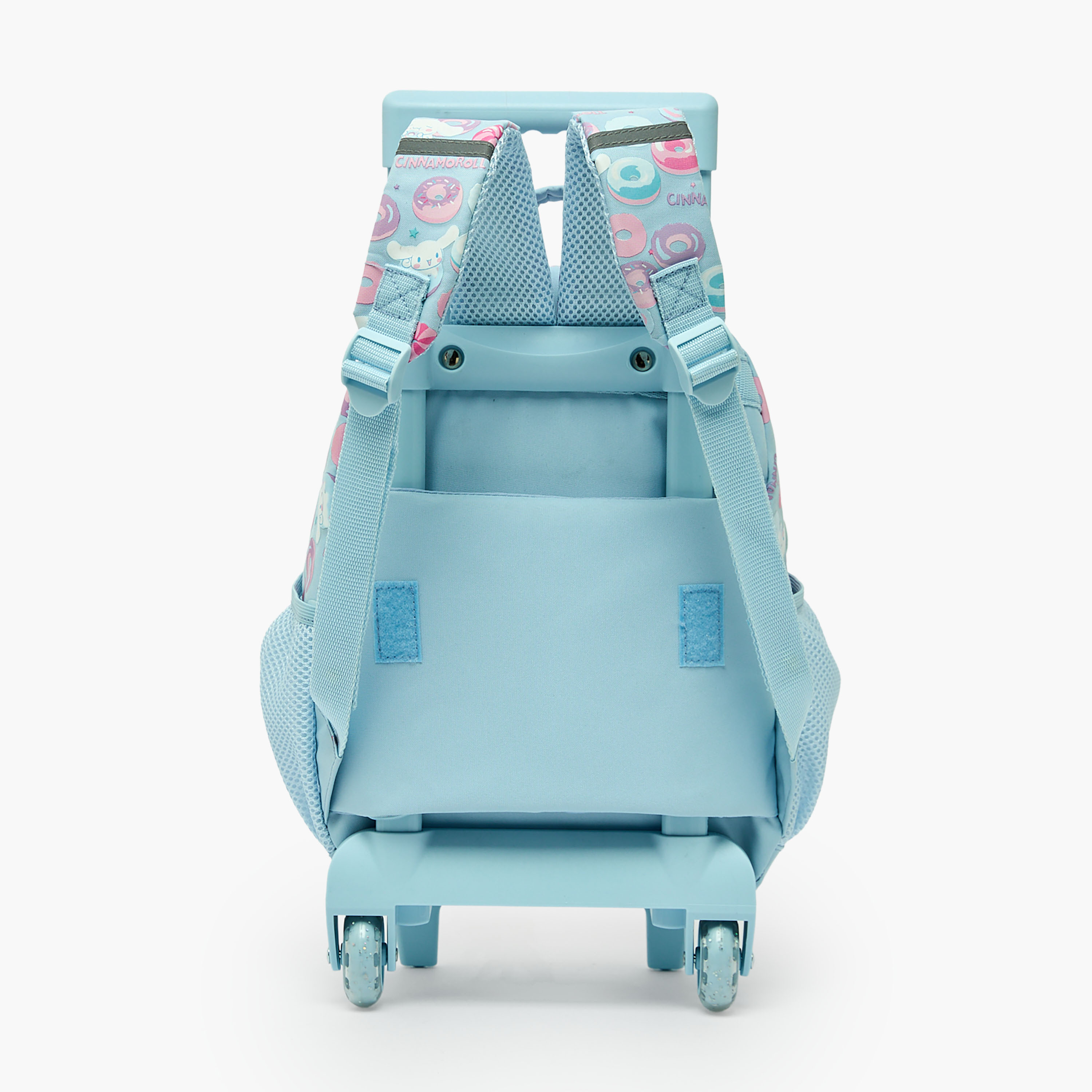 Sanrio Cinnamoroll Print Trolley Bag for Girls 3-5 Years with Durable Wheels - 14 inches-school-bagsandbackpacks-trolleybags-image-11