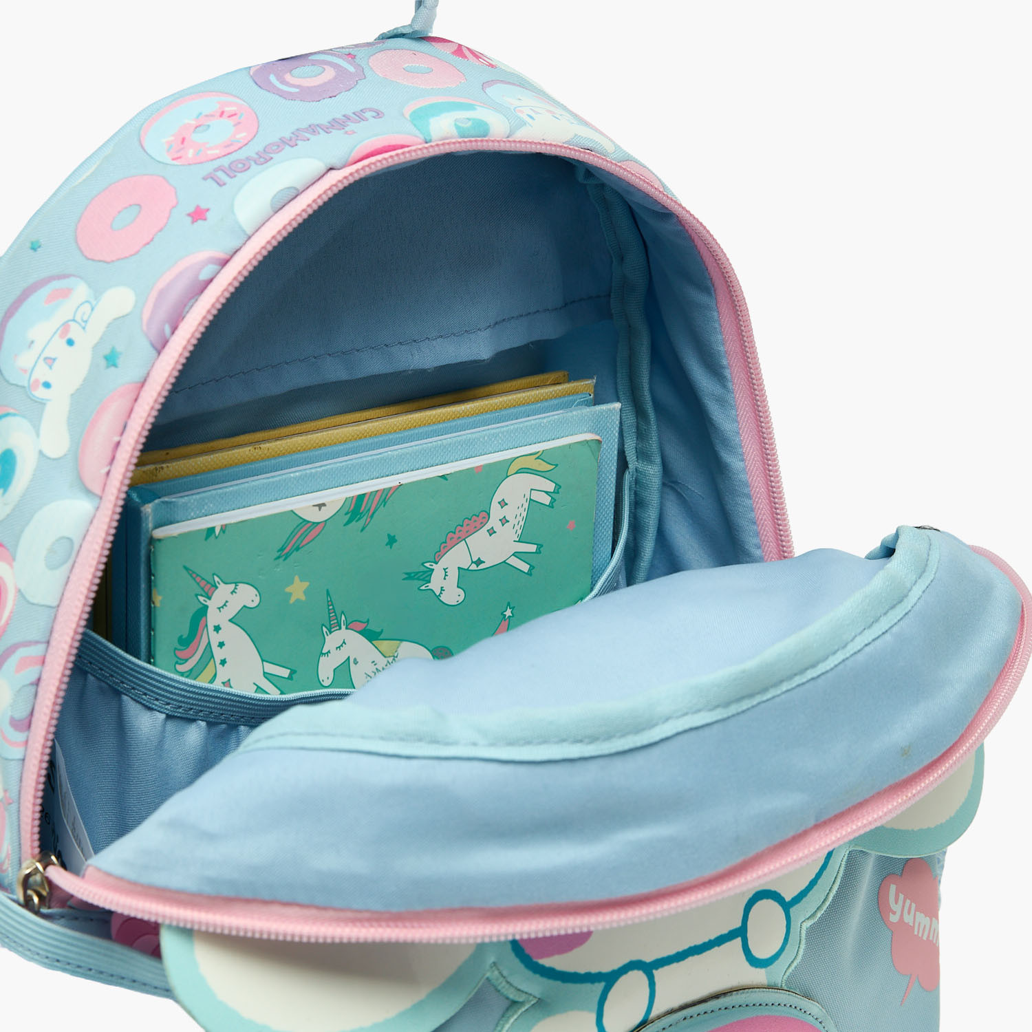 Sanrio Cinnamoroll Print Trolley Bag for Girls 3-5 Years with Durable Wheels - 14 inches-school-bagsandbackpacks-trolleybags-image-7