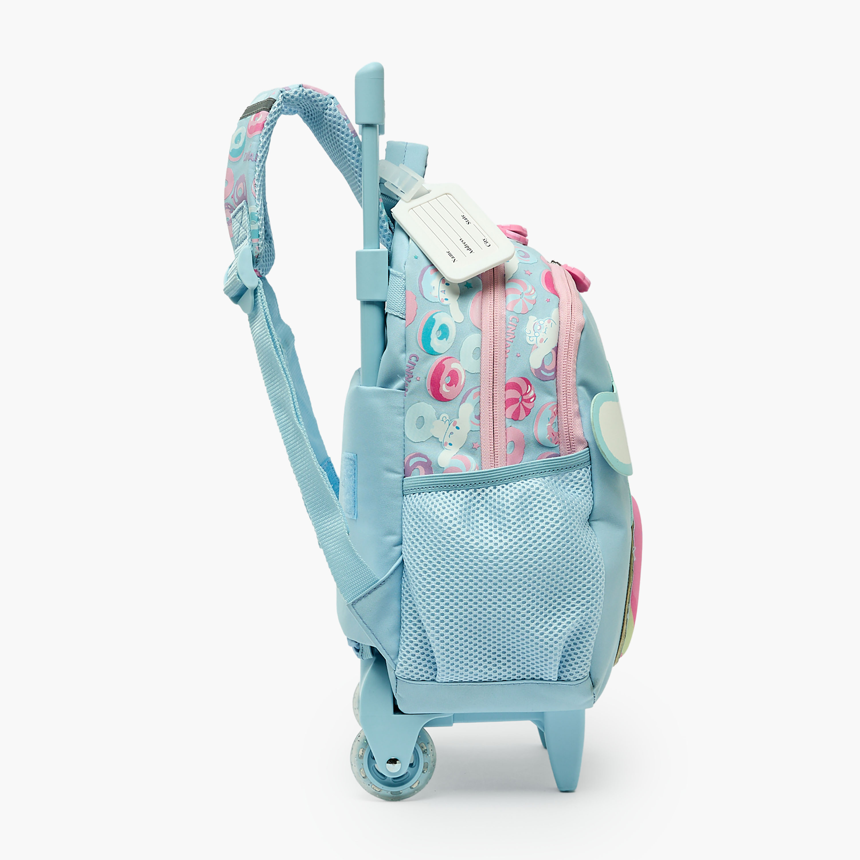 Sanrio Cinnamoroll Print Trolley Bag for Girls 3-5 Years with Durable Wheels - 14 inches-school-bagsandbackpacks-trolleybags-image-10