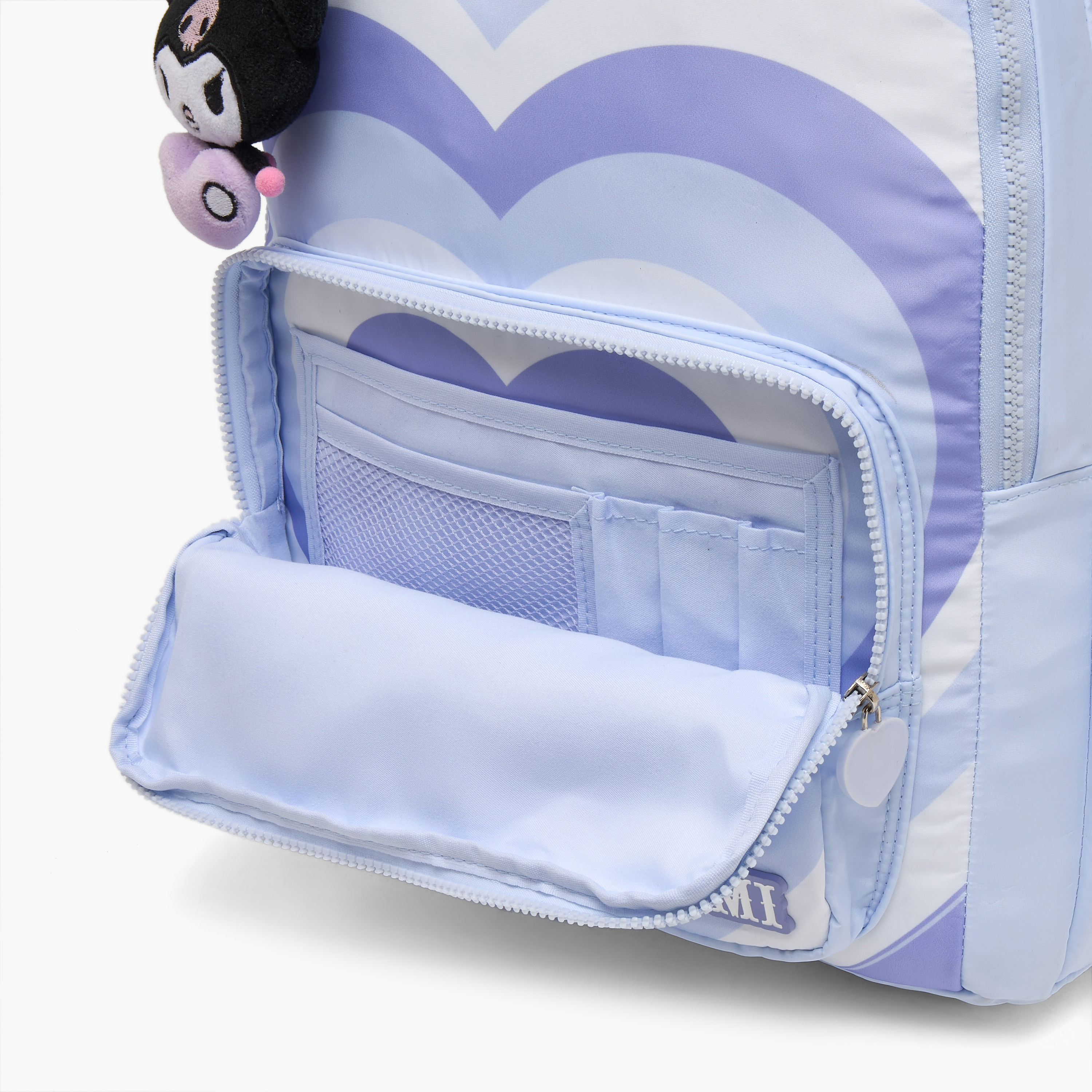 Sanrio Kuromi Charm Backpack for Girls 8-12 Years with Padded Shoulder Straps - 17 inches-school-bagsandbackpacks-backpacks-image-6