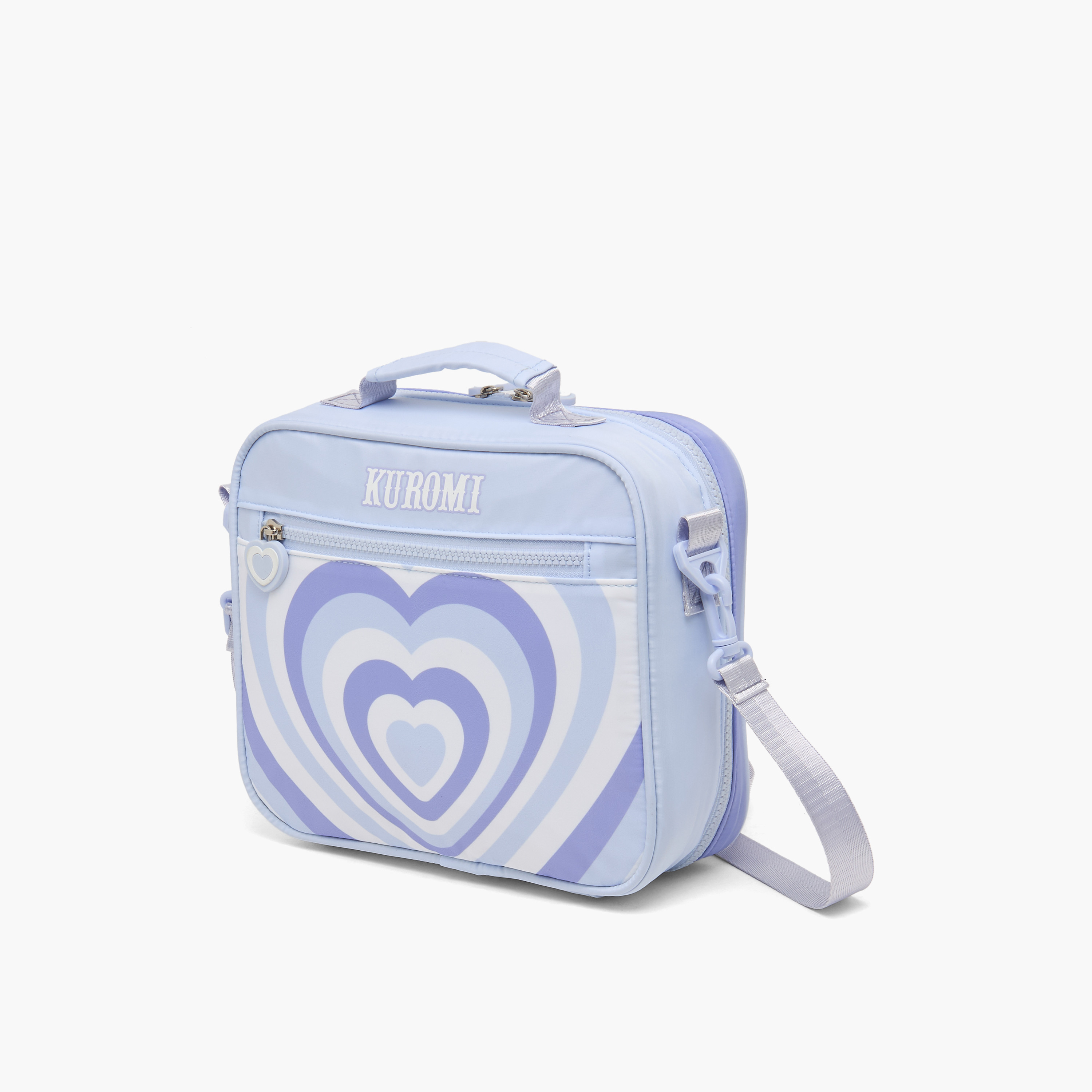 شنطة غداء بطبعات كورومي للبنات من 8 إلى 12 سنة بحزام قابل للفصل من سانريو-school-lunchessentials-lunchbags-image-6