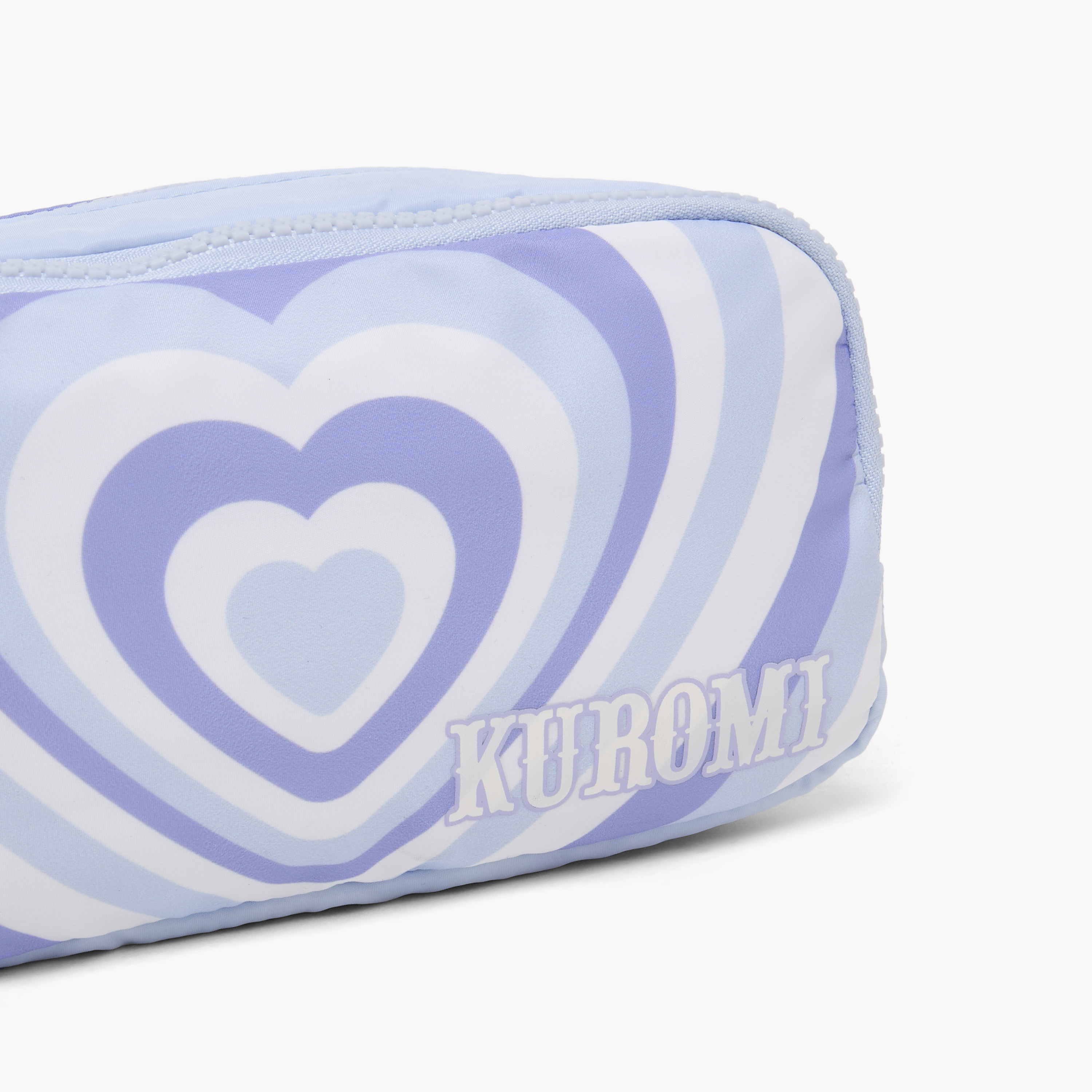 Sanrio Kuromi Print Pencil Pouch with 2 Compartments-school-stationery-pencilcases-image-5