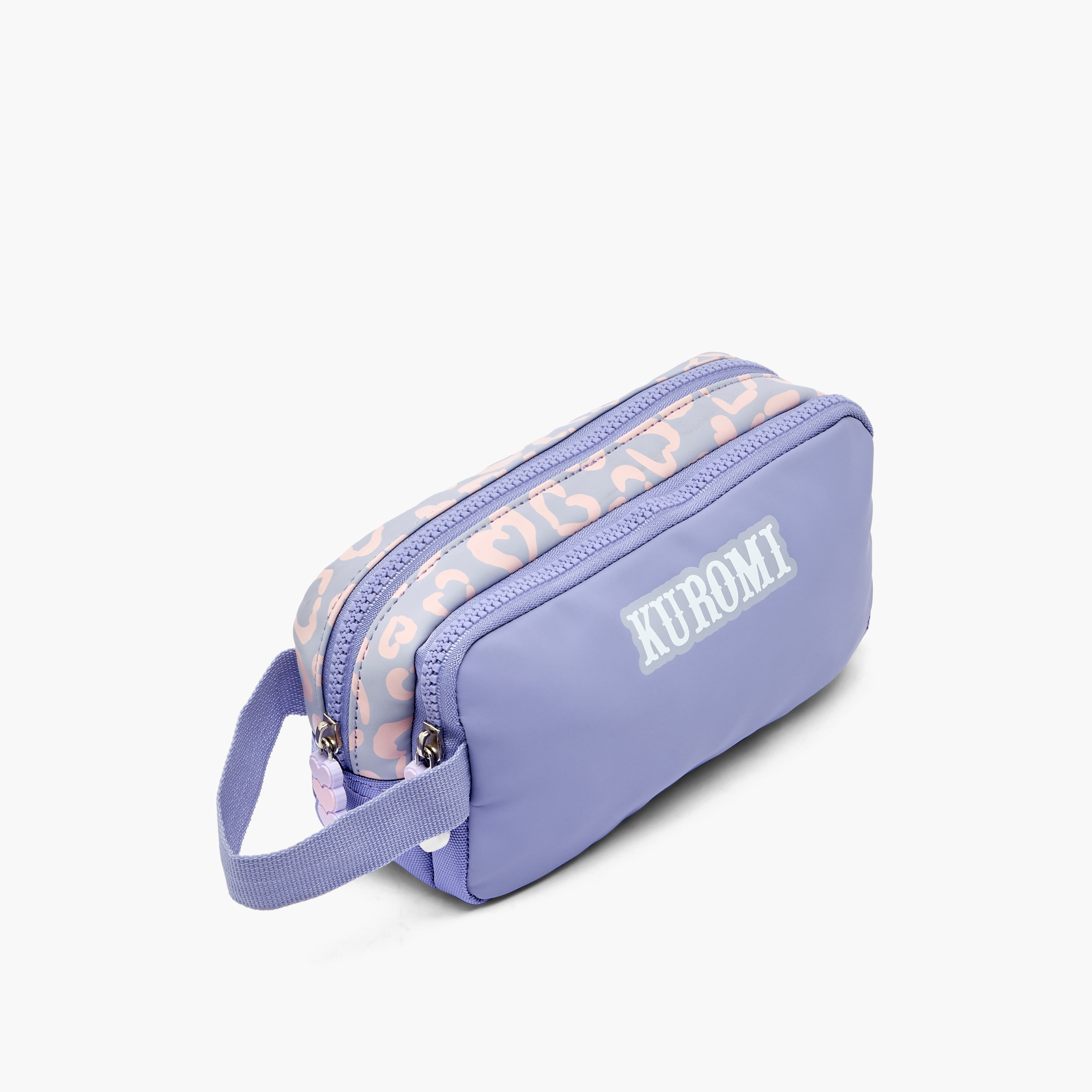 مقلمة بقسمين وطبعات كورومي من سانريو-school-stationery-pencilcases-image-2