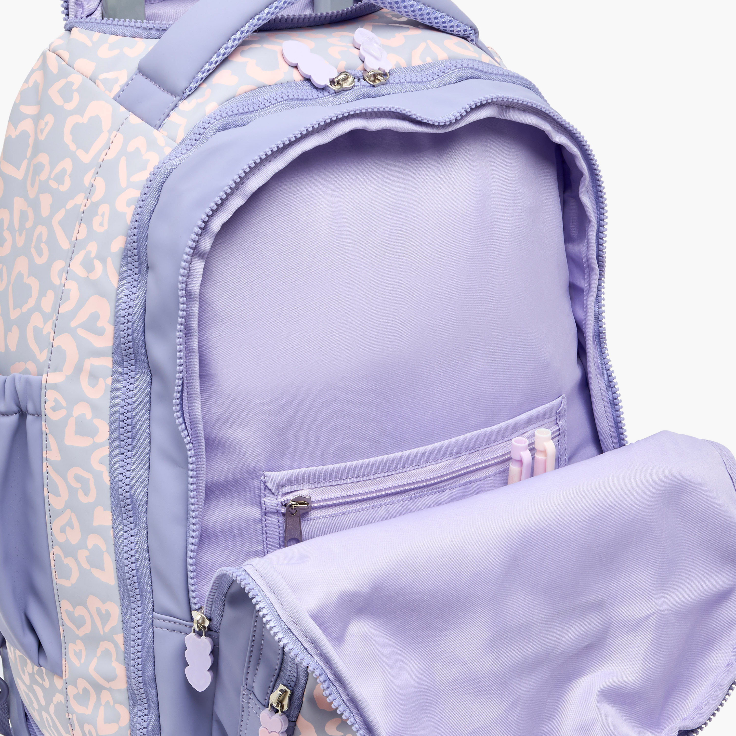 شنطة ترولي بطبعات كورومي للبنات 8-12 سنة مع عجلات متينة من سانريو - 18 بوصة-school-bagsandbackpacks-trolleybags-image-5