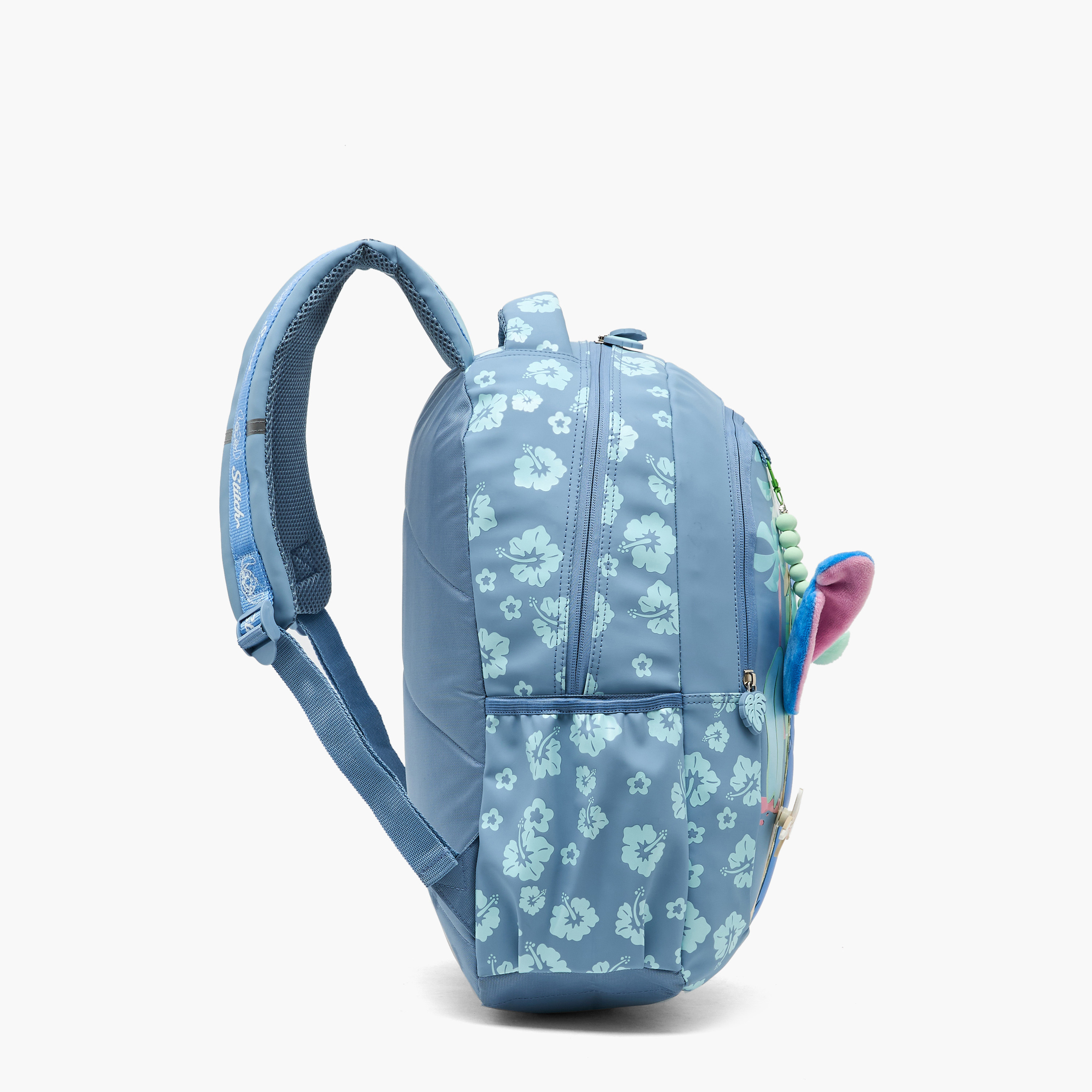 Disney Stitch Applique Backpack for Girls 5-8 Years with Padded Shoulder Straps - 16 inches-school-bagsandbackpacks-backpacks-image-11