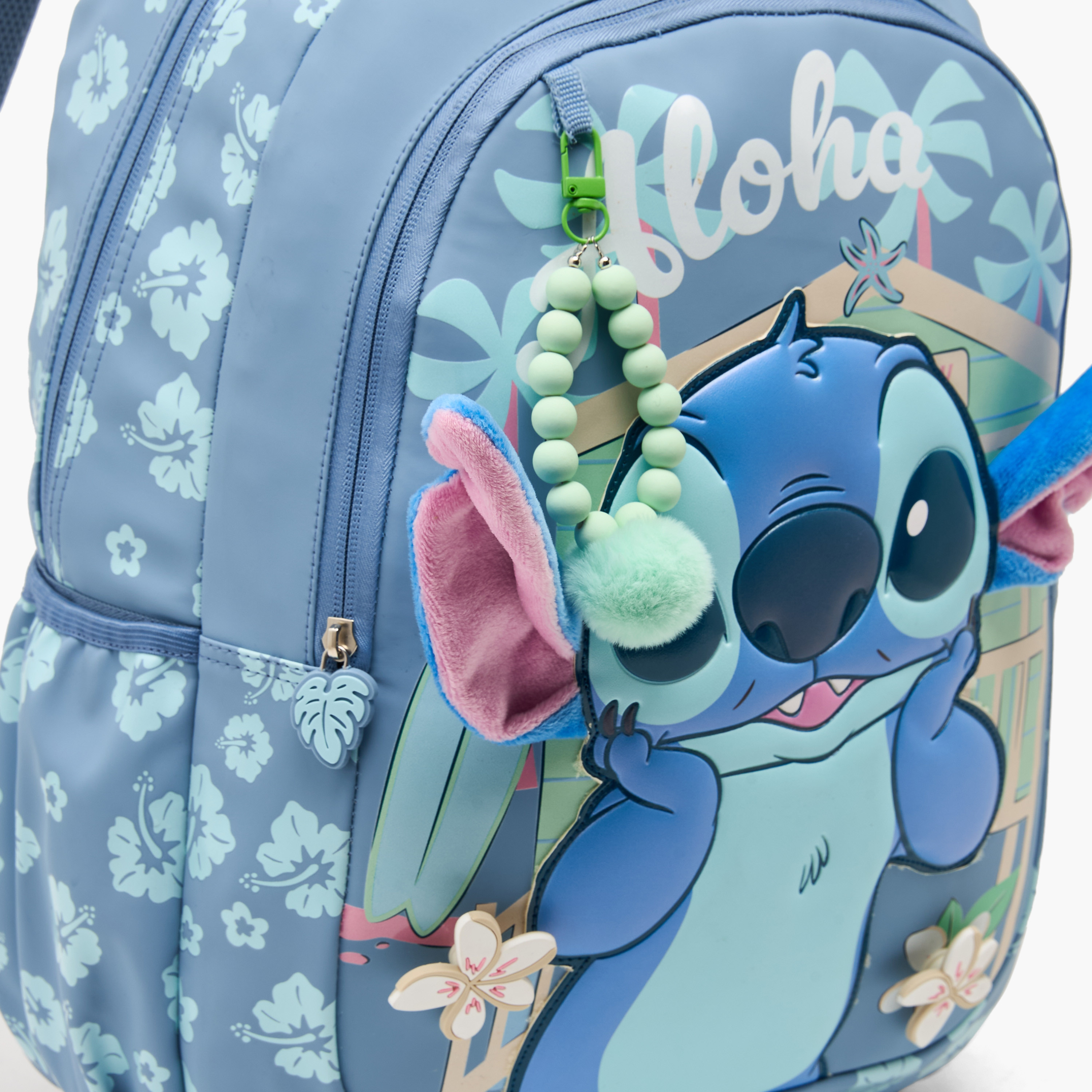 Disney Stitch Applique Backpack for Girls 5-8 Years with Padded Shoulder Straps - 16 inches-school-bagsandbackpacks-backpacks-image-5