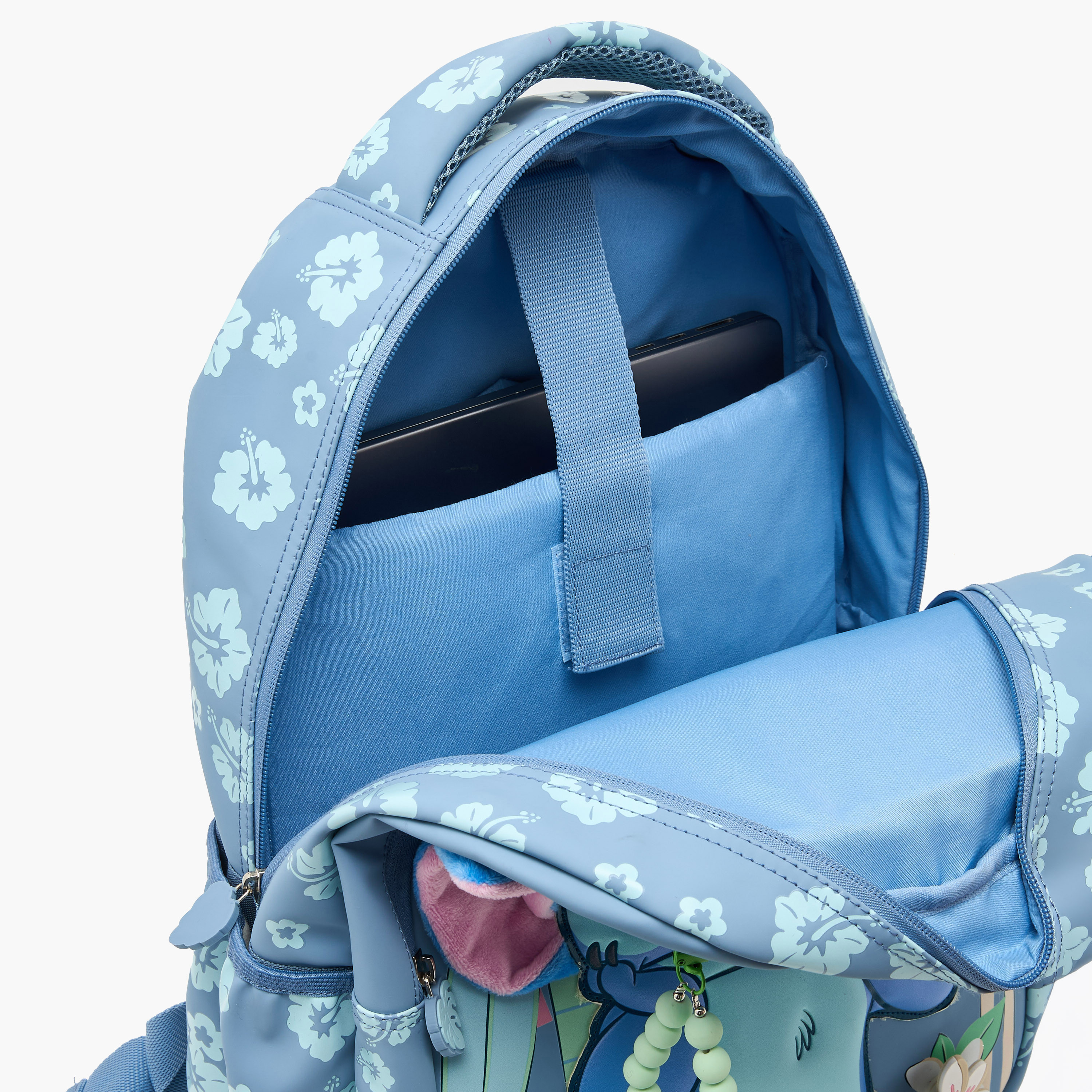 Disney Stitch Applique Backpack for Girls 5-8 Years with Padded Shoulder Straps - 16 inches-school-bagsandbackpacks-backpacks-image-9