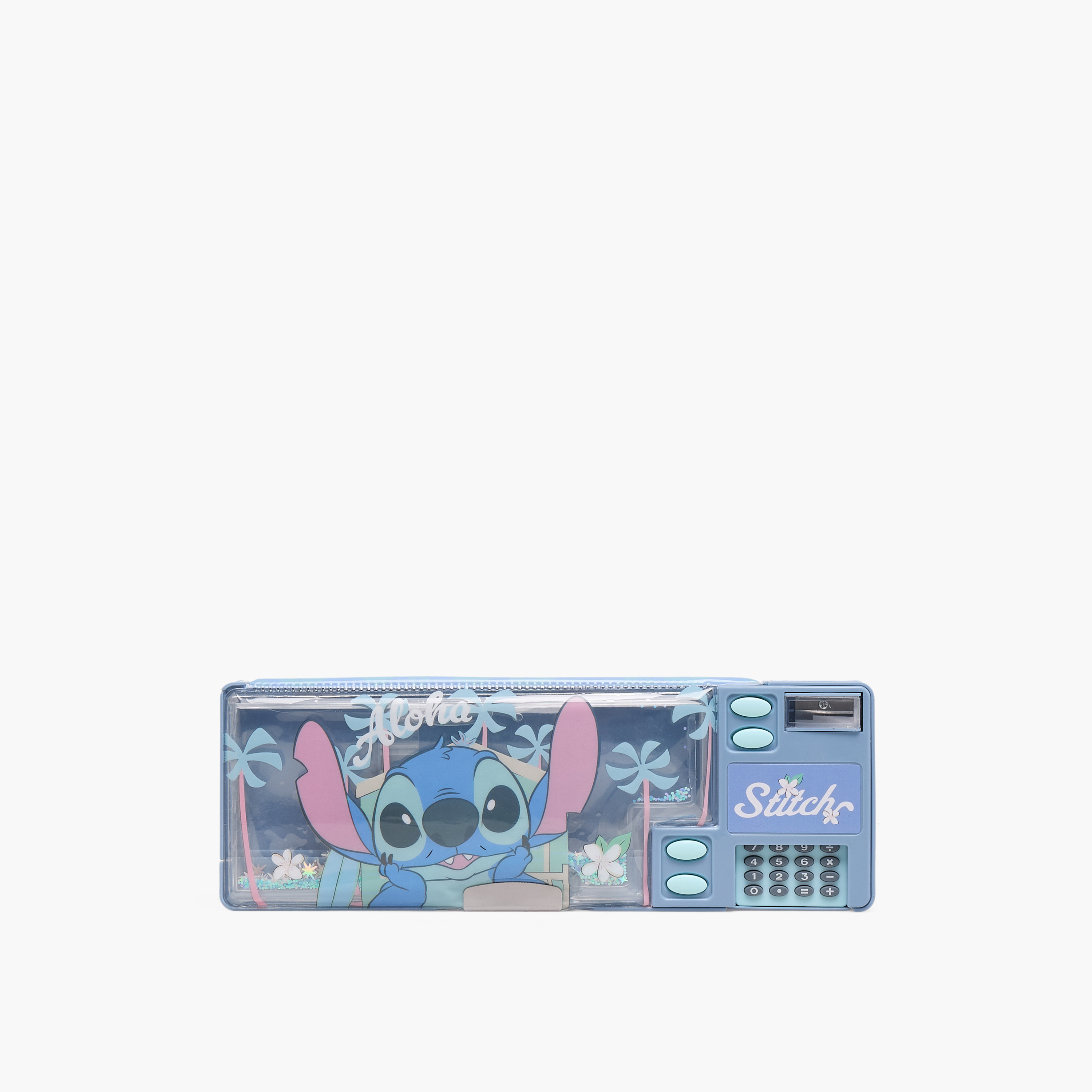 Disney Stitch Print Pencil Case with Calculator-school-stationery-pencilcases-image-3