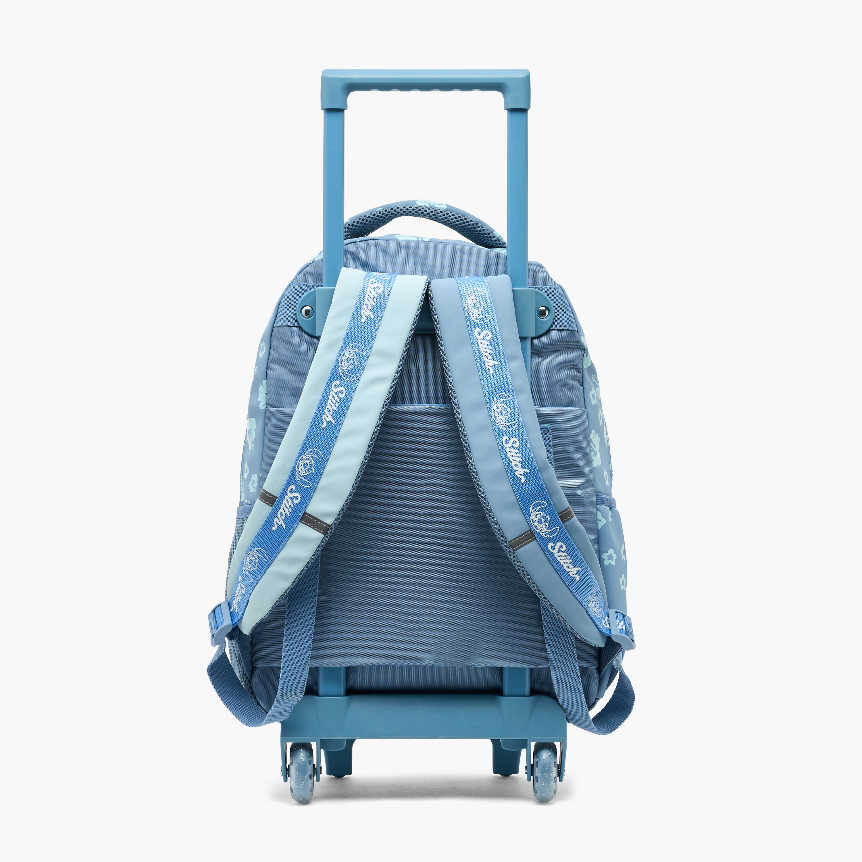 Disney Stitch Print Trolley Bag for Girls 5-8 Years Retractable Handle - 16 inches-school-bagsandbackpacks-trolleybags-image-12