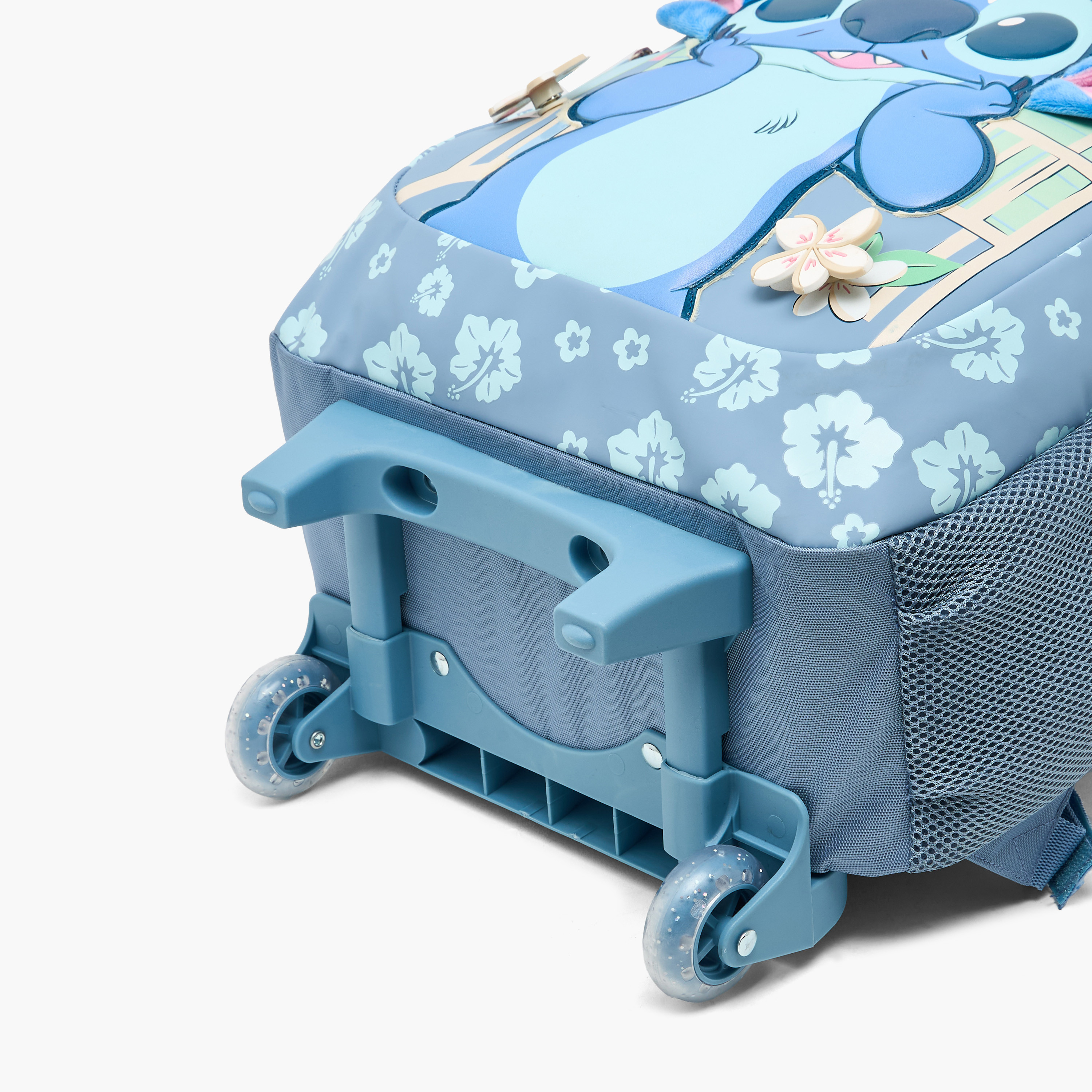 Disney Stitch Print Trolley Bag for Girls 5-8 Years Retractable Handle - 16 inches-school-bagsandbackpacks-trolleybags-image-15