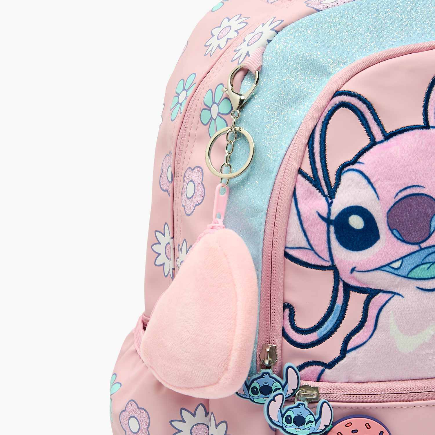 Disney Stitch Print Backpack for Girls 5-8 Years with Padded Straps - 16 inches-school-bagsandbackpacks-backpacks-image-4