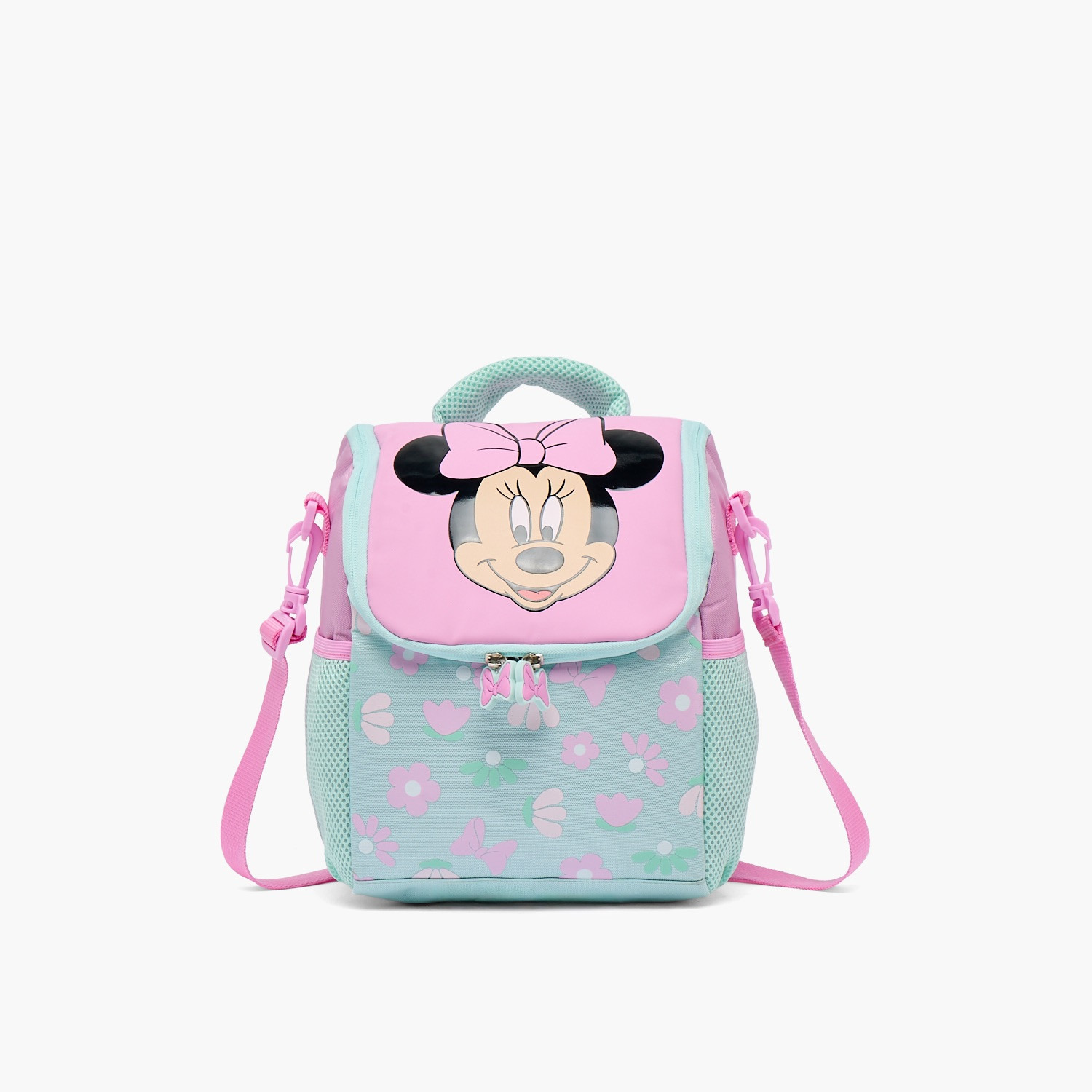 Disney Minnie Mouse Print Lunch Bag for Girls 5-8 Years with Zip Closure-school-lunchessentials-lunchbags-image-1
