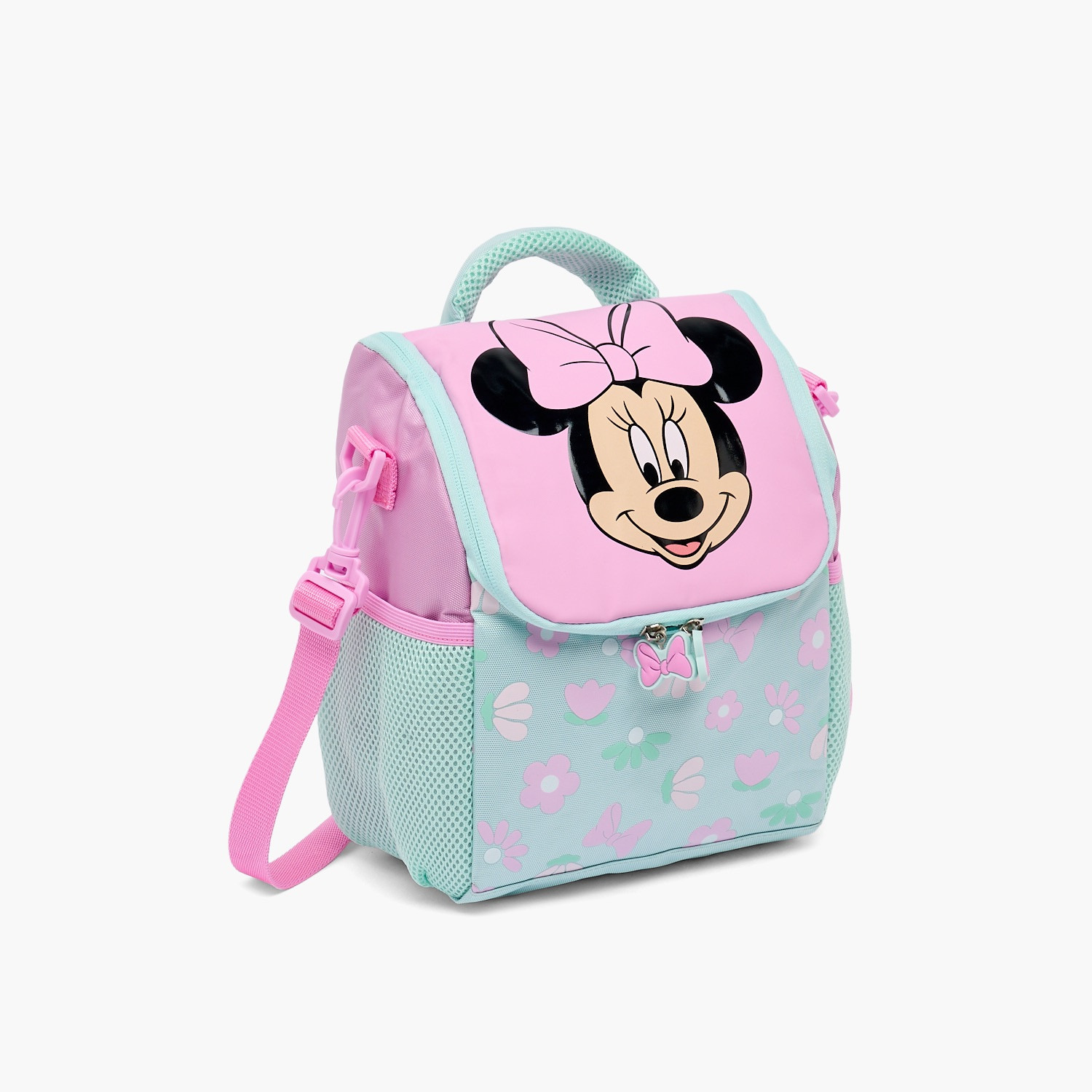 Disney Minnie Mouse Print Lunch Bag for Girls 5-8 Years with Zip Closure-school-lunchessentials-lunchbags-image-2