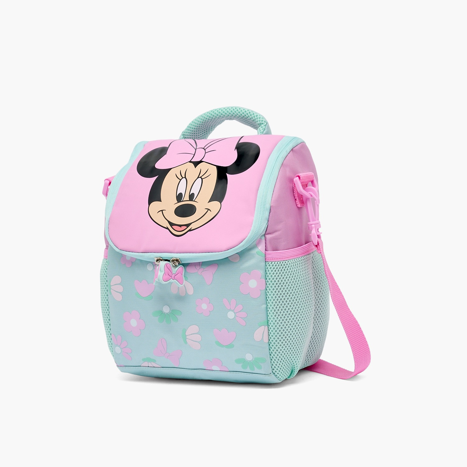 Disney Minnie Mouse Print Lunch Bag for Girls 5-8 Years with Zip Closure-school-lunchessentials-lunchbags-image-8