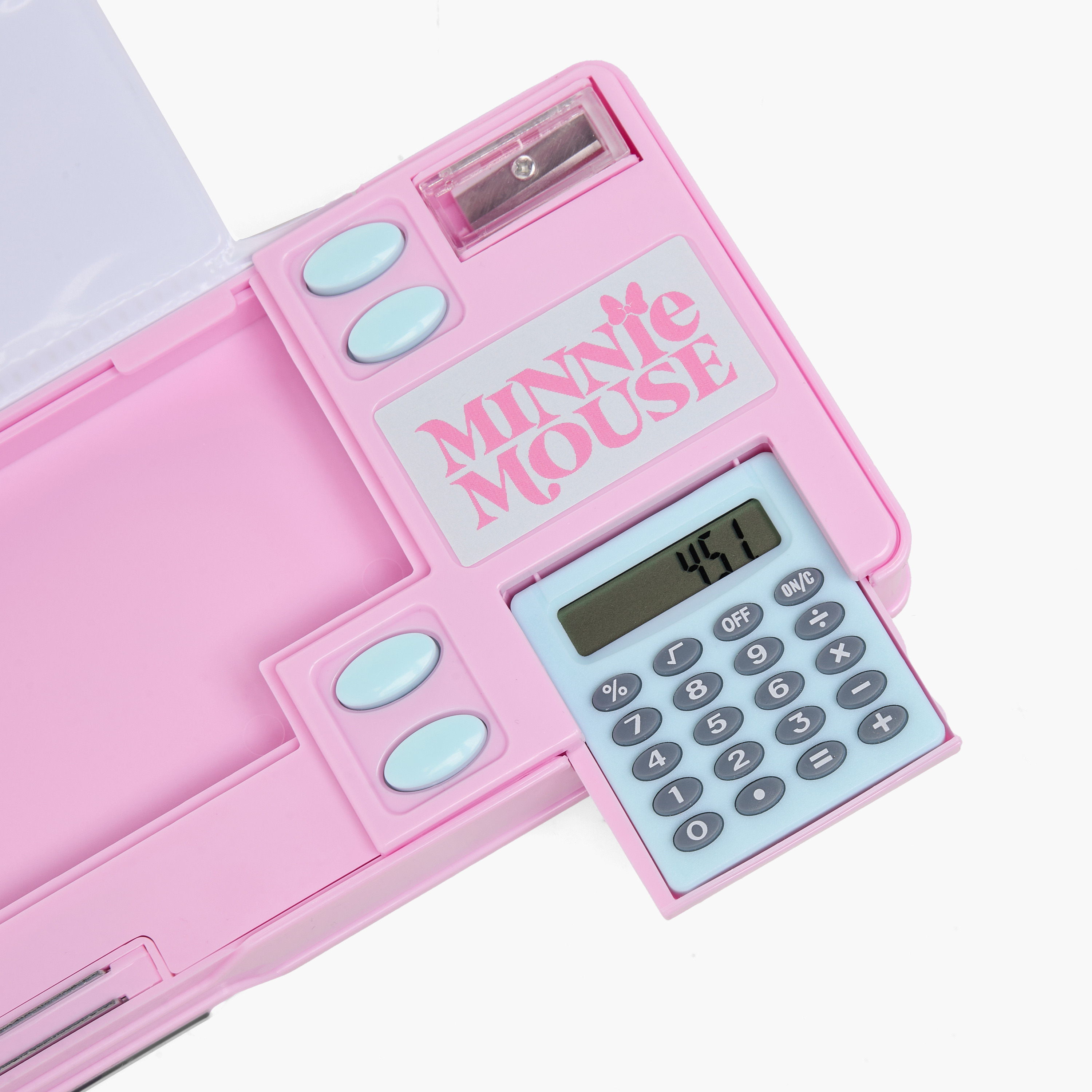 مقلمة بطبعات ميني ماوس مع آلة حاسبة من ديزني-school-stationery-pencilcases-image-6