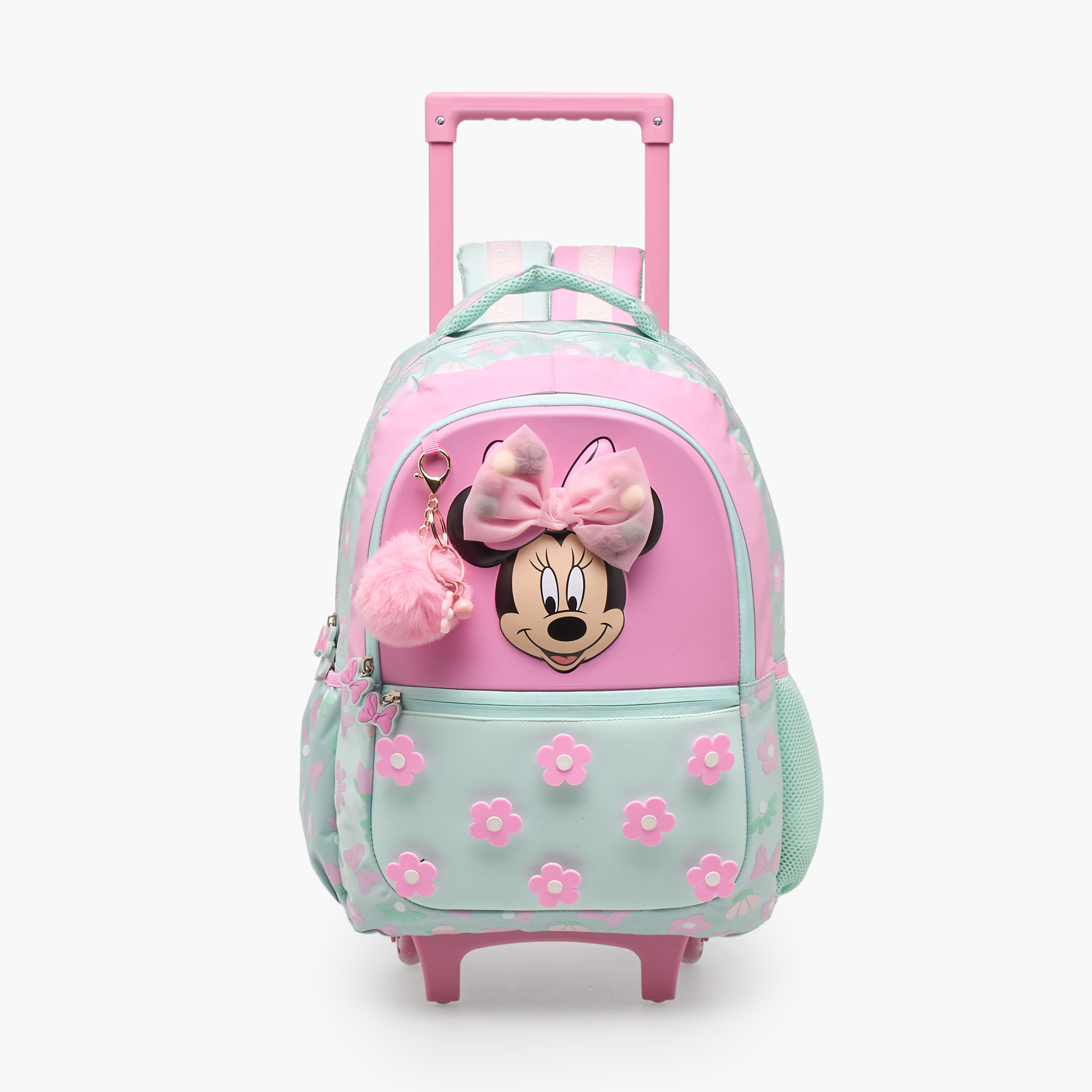 Disney Minnie Mouse Trolley Bag for Girls 5-8 Years with Retractable Handle - 16 inches-school-bagsandbackpacks-trolleybags-image-1