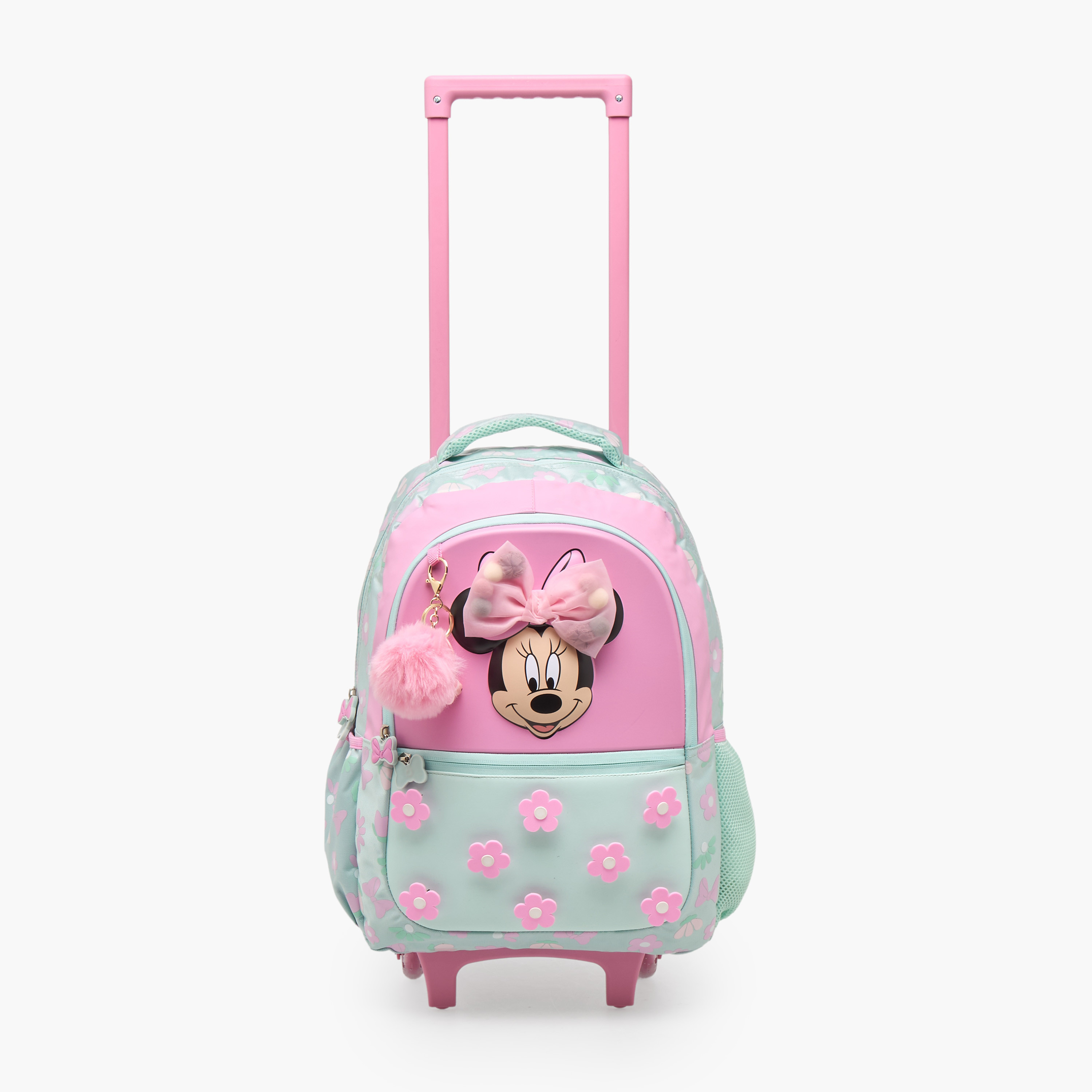 Disney Minnie Mouse Trolley Bag for Girls 5-8 Years with Retractable Handle - 16 inches-school-bagsandbackpacks-trolleybags-image-4