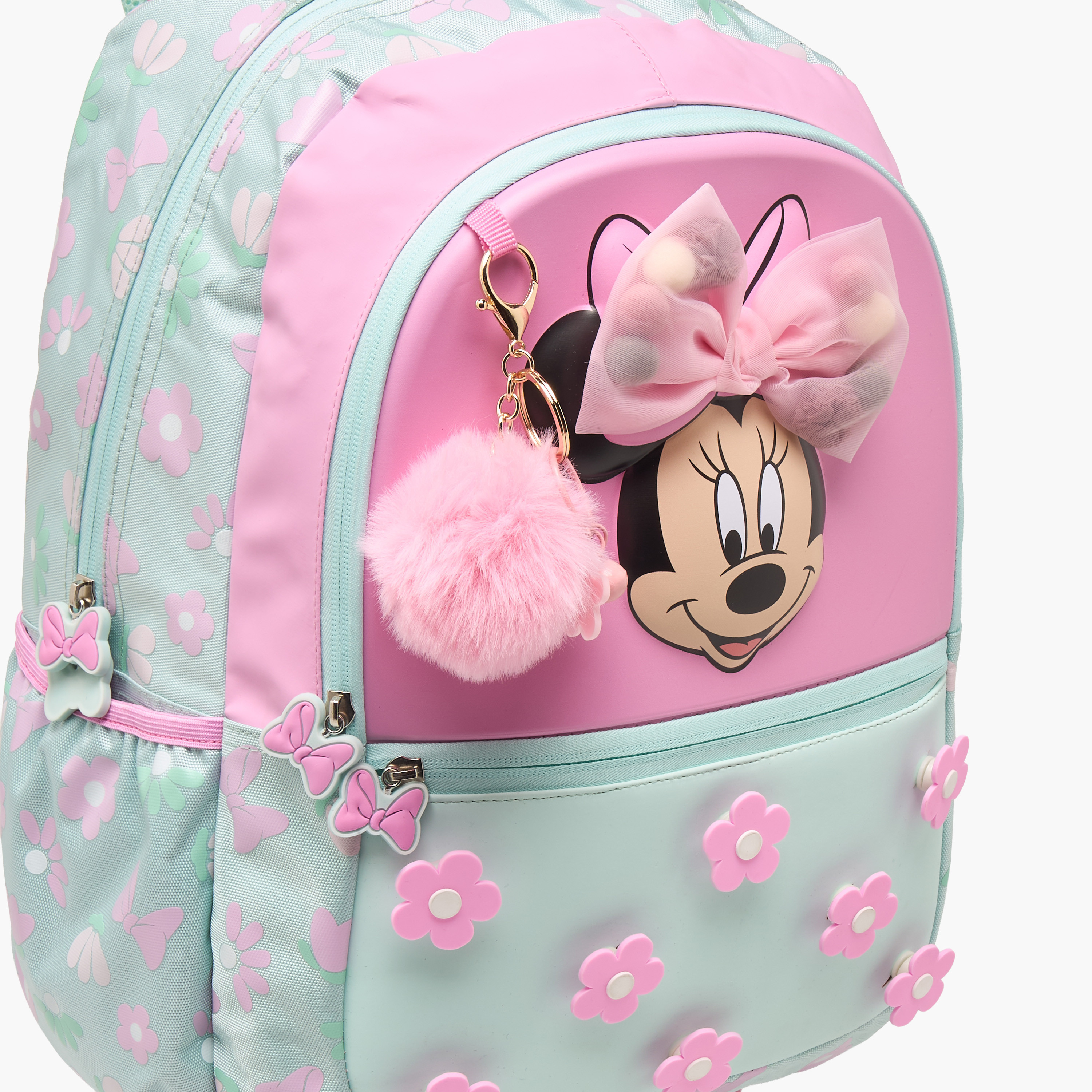 Disney Minnie Mouse Trolley Bag for Girls 5-8 Years with Retractable Handle - 16 inches-school-bagsandbackpacks-trolleybags-image-5