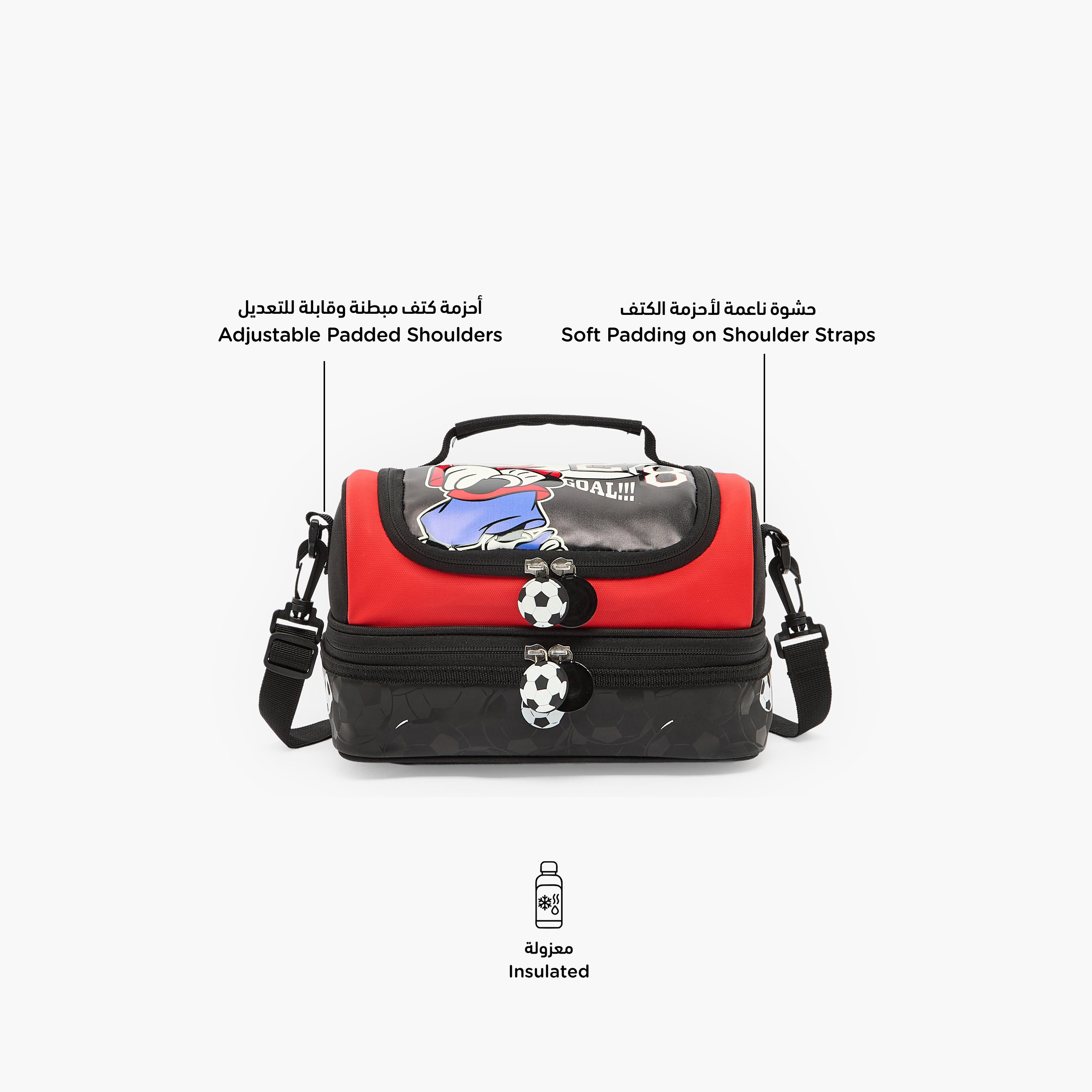 Disney Mickey Mouse Lunch Bag for Boys 5-8 Years with Insulation-school-lunchessentials-lunchbags-image-2